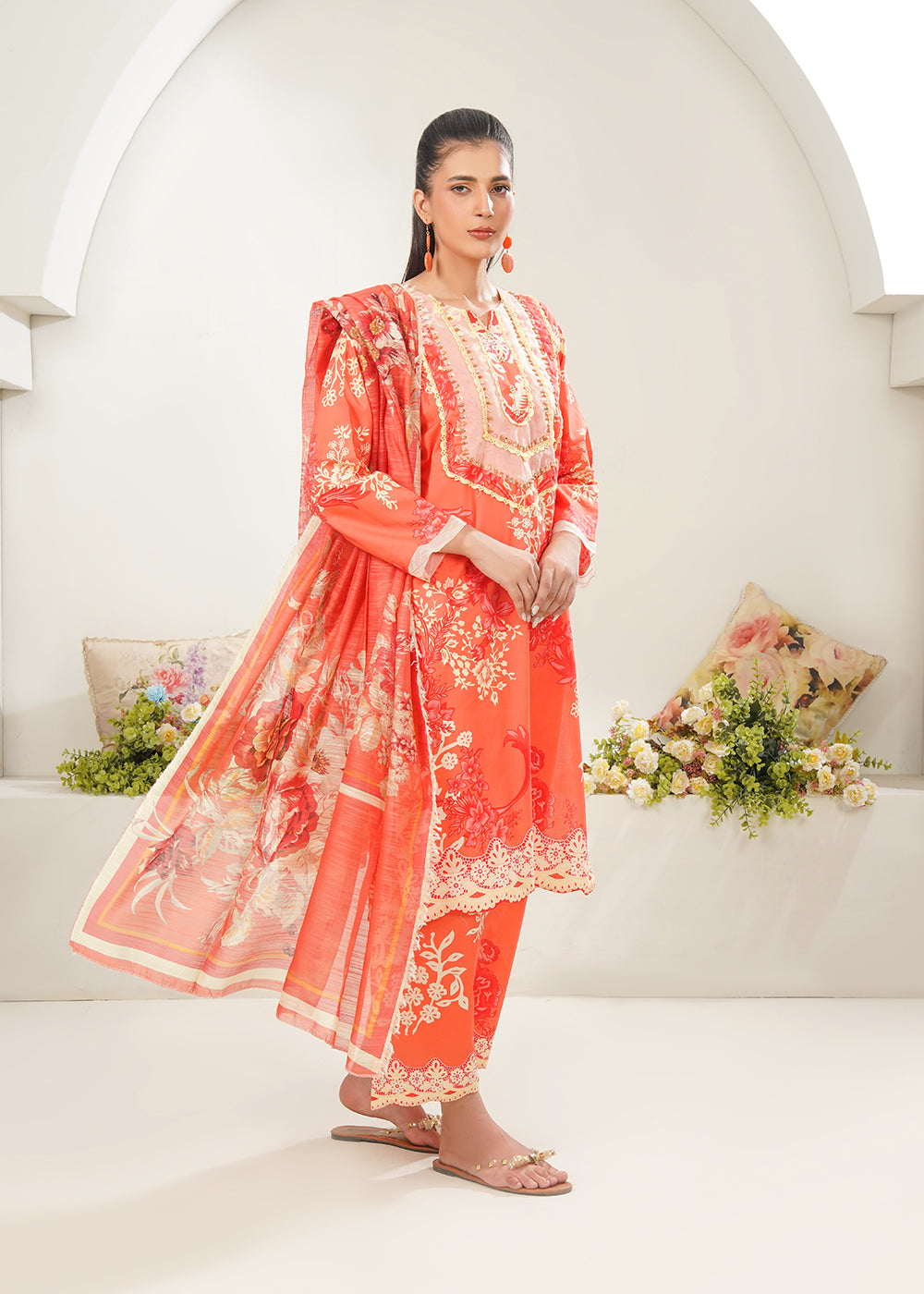 Elara Official Coral bloom Women 3pcs