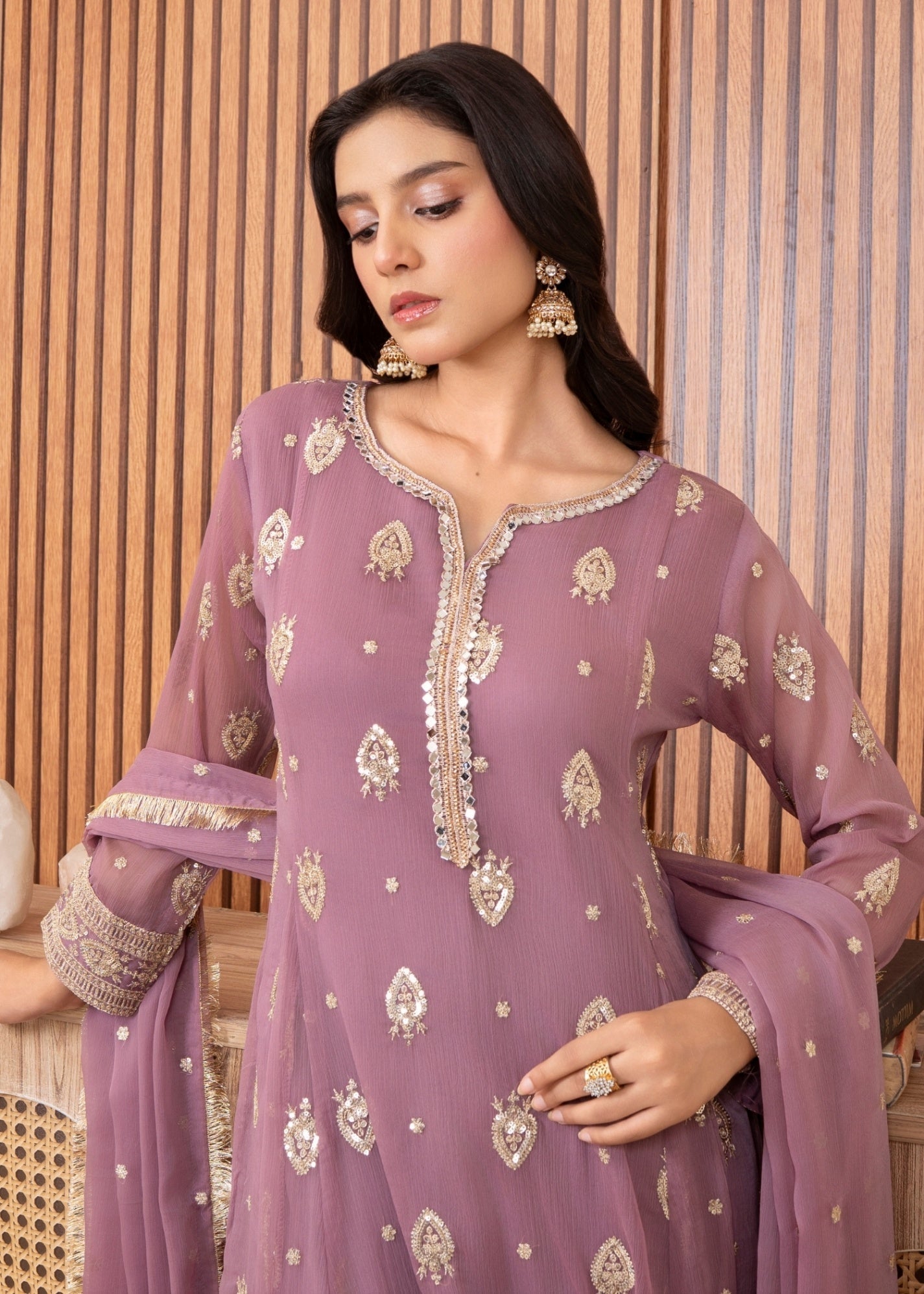 Abaan Zohan Raunak Lilac Women 3pcs