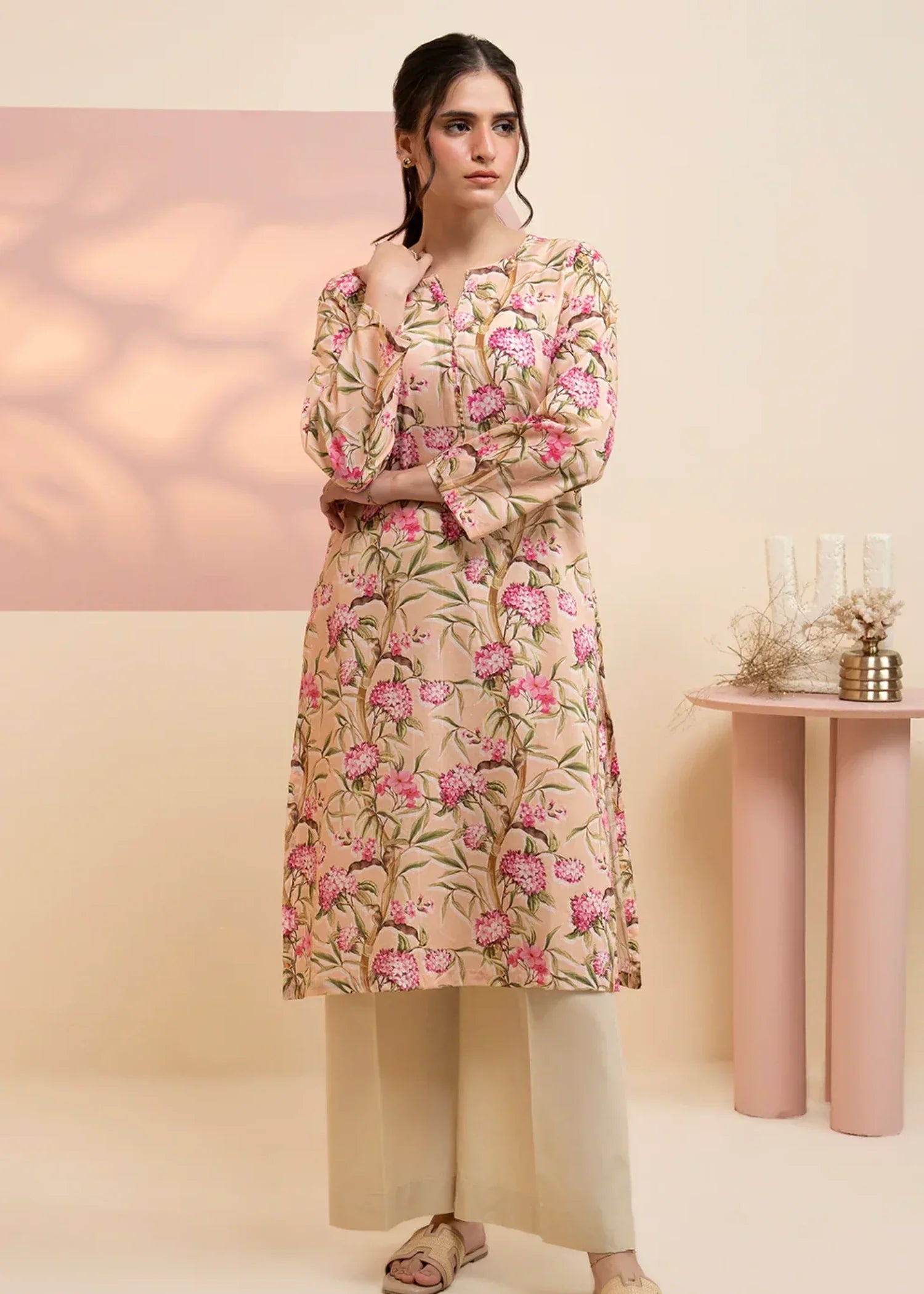 Zellbury WPS2512144 Beige Women 1pcs