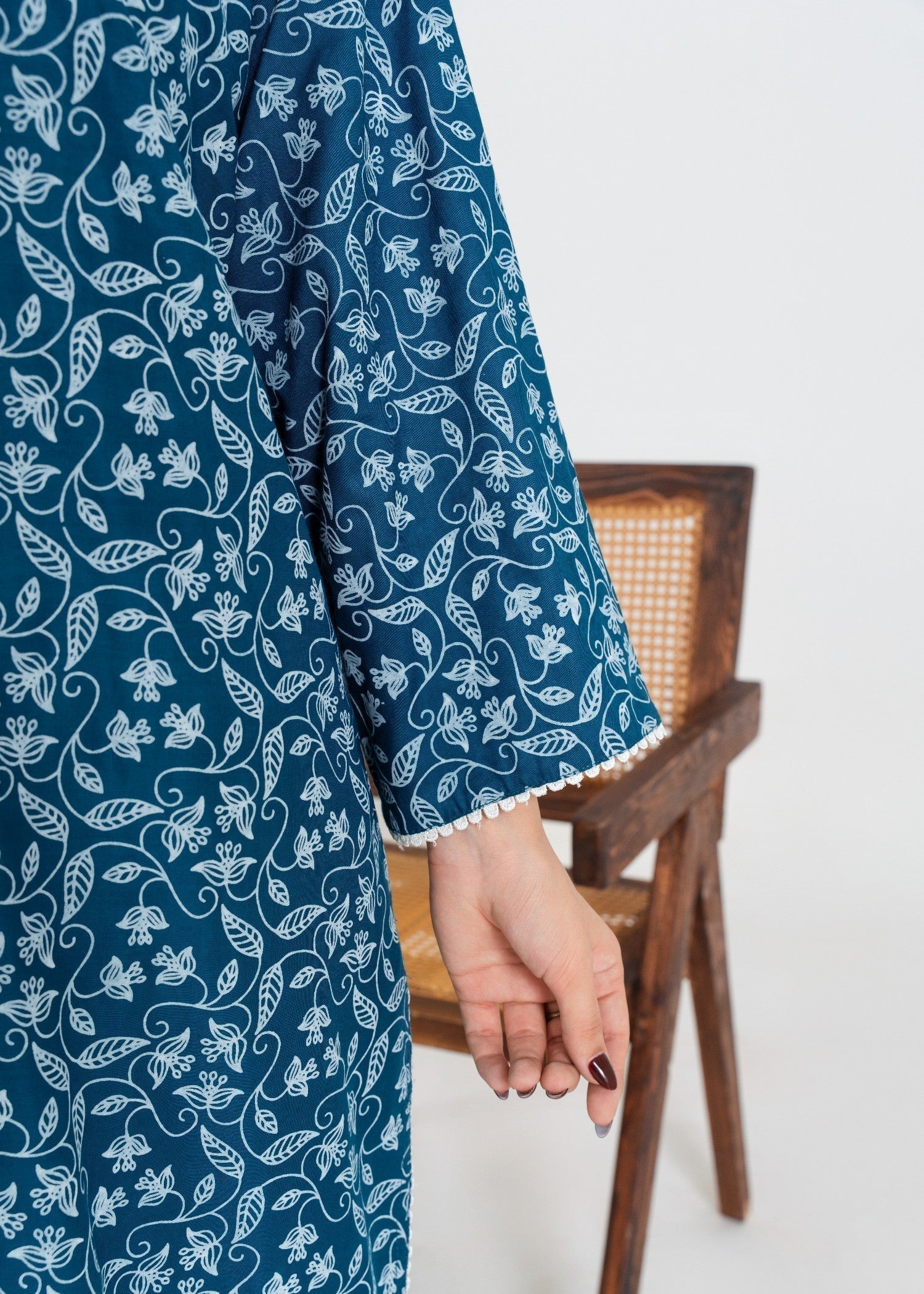 Stylish Collection LEAF TEAL Women 2pcs