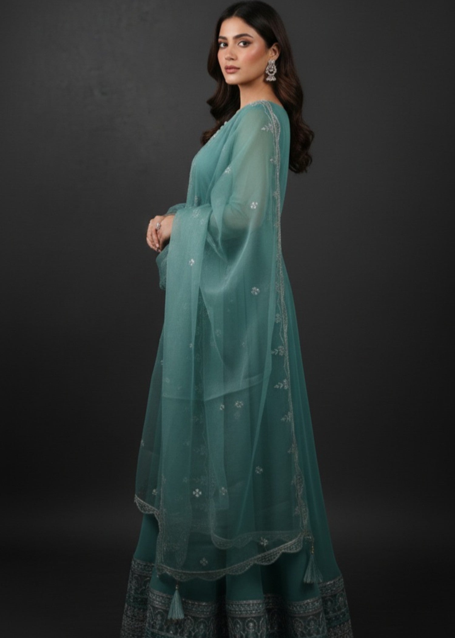 Pehnawa By Bin Akram’s Spring Bloom | Chiffon Maxi Women 3pcs