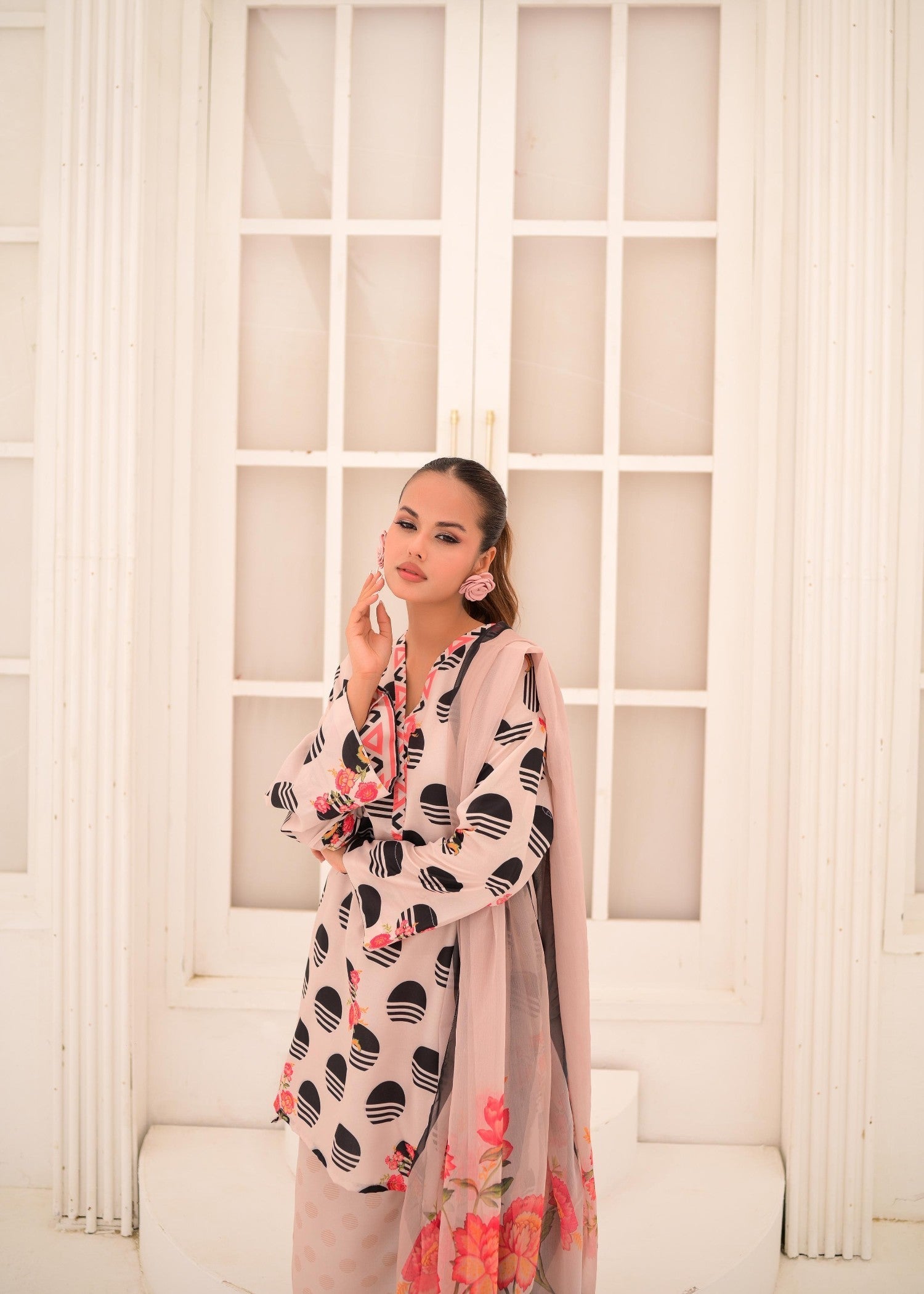 The Affordable Designer Black polka Women 3pcs