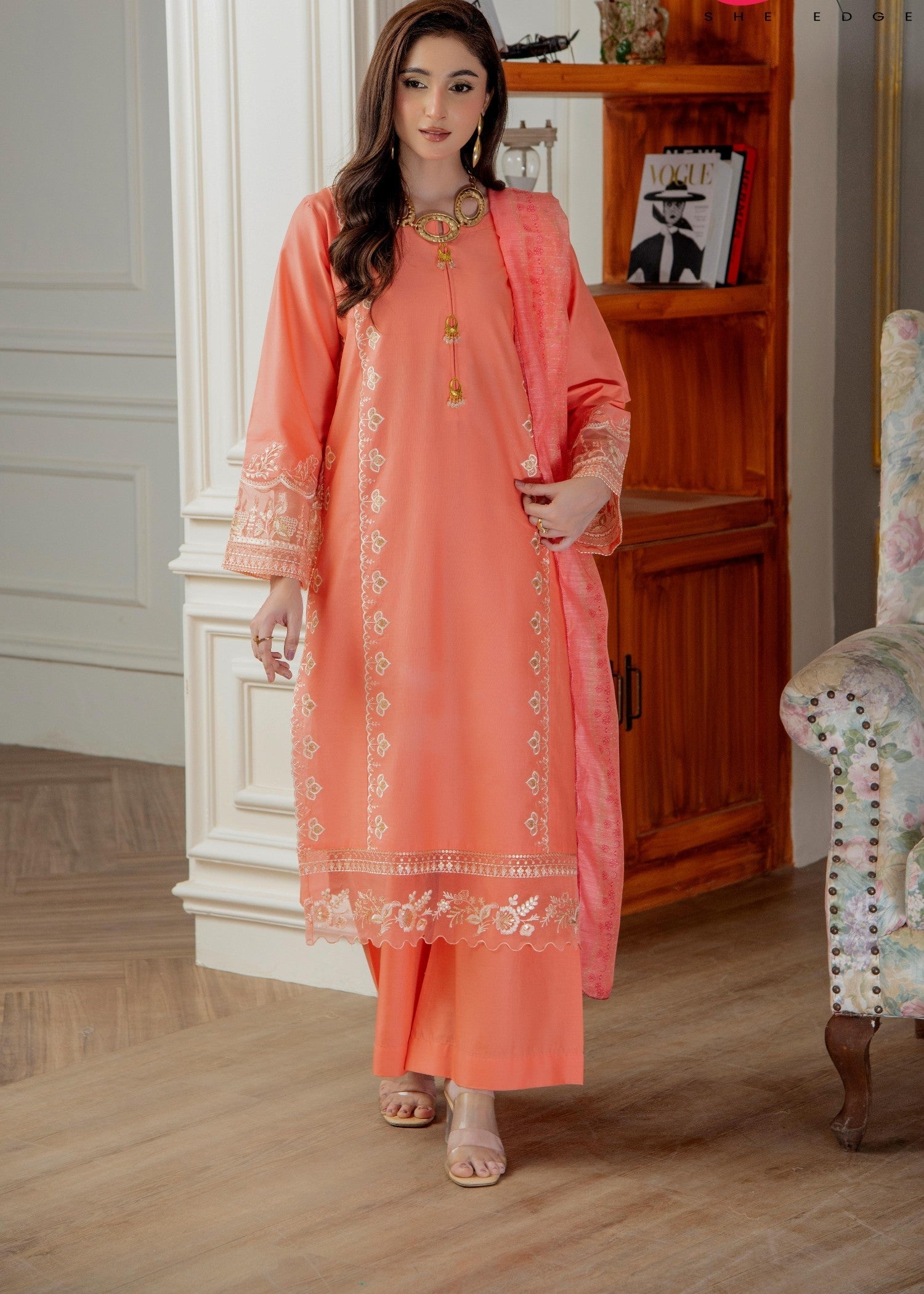 She Edge SE SUM25 000020 PEACH Women 3pcs