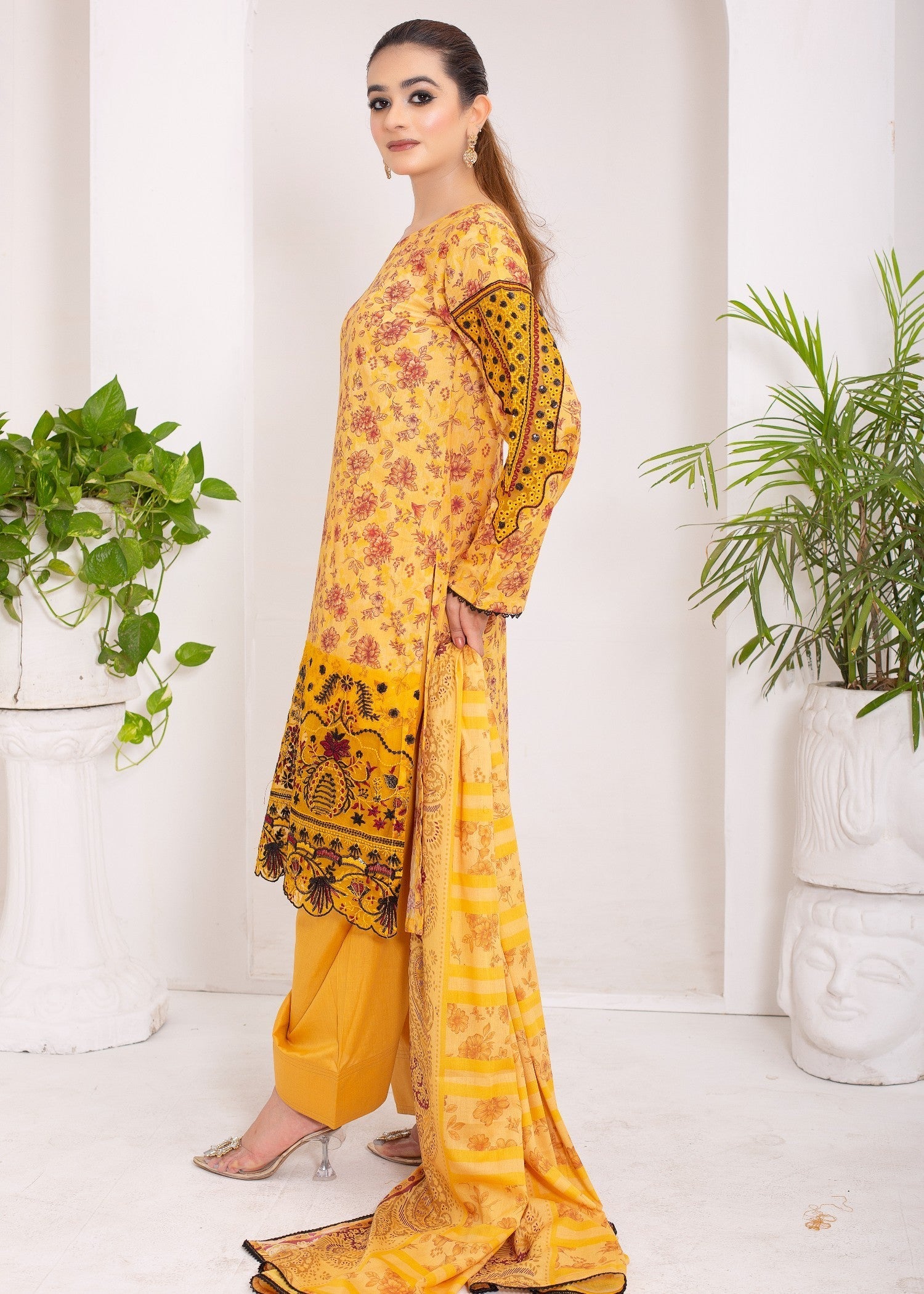 Sundar Stitch EMERALD CANOPY | SS 1014 Women 3pcs