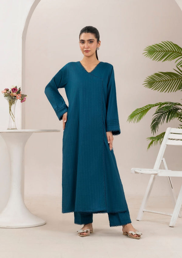 Yolo Pret Cotton Angrakh Set Rozana S25 0013 Women 2pcs