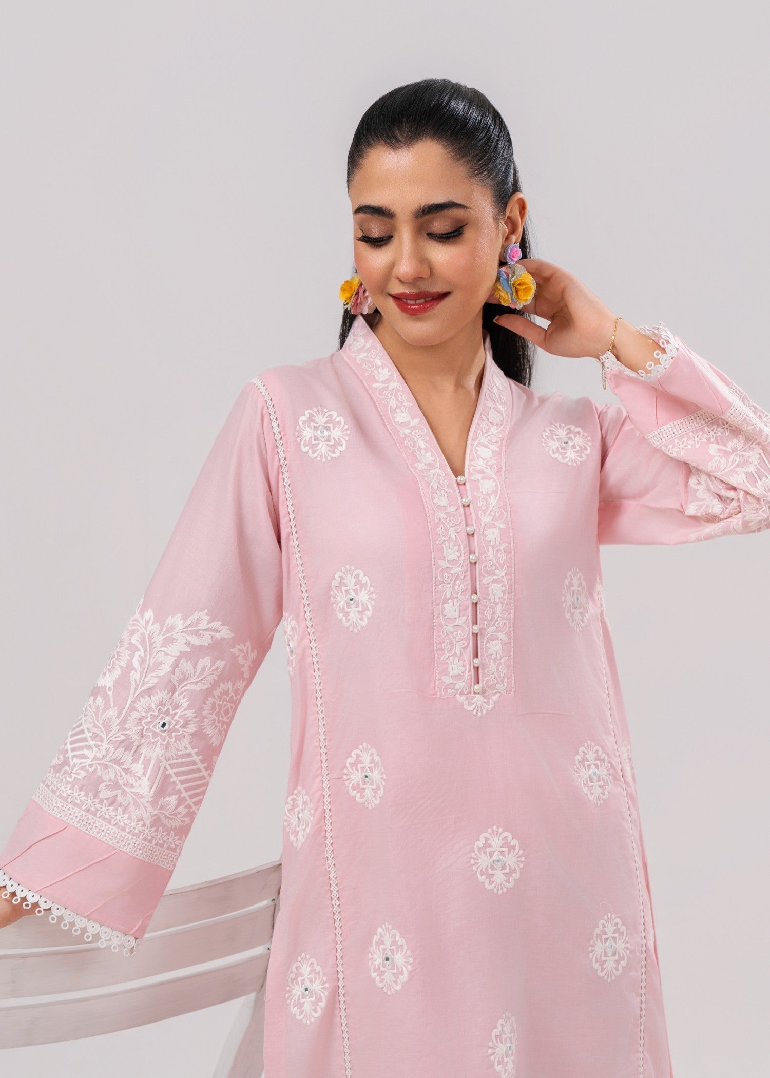 Sahibas By Mirza Liyana Pink Women 2pcs