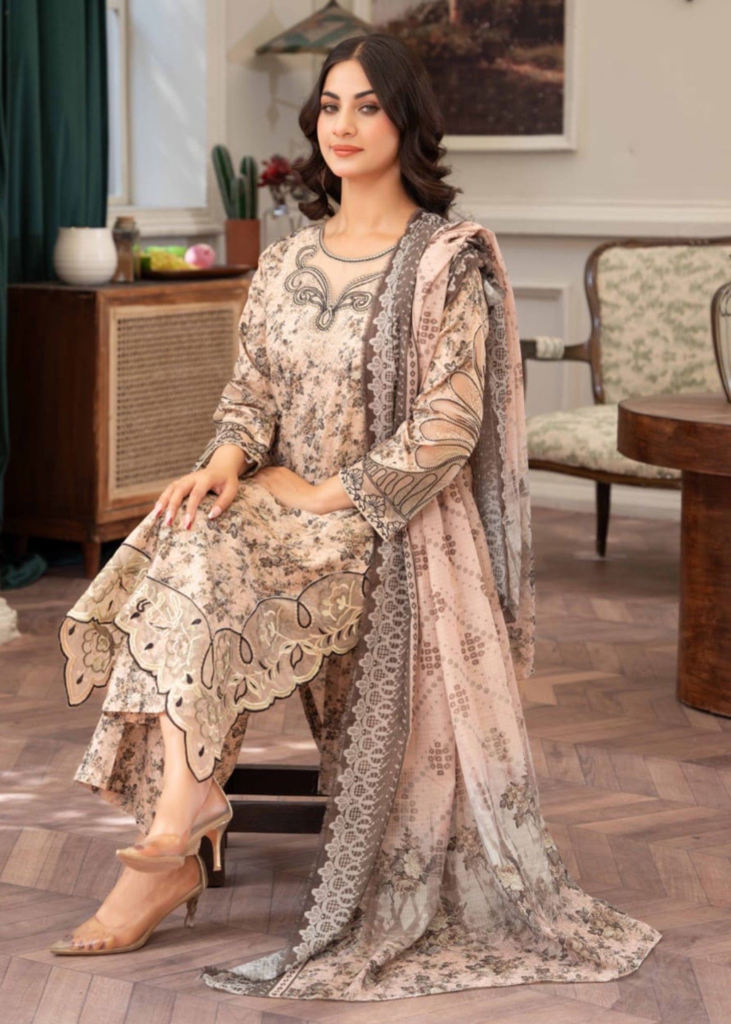 Gul Fashion Embroidered Lawn Kurta Set 06 Women 3pcs