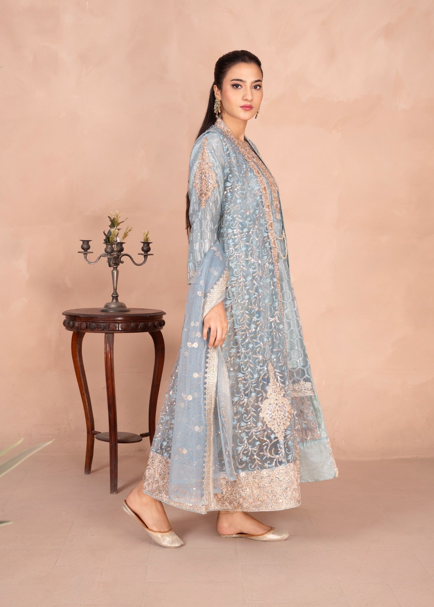 Four Season Boutique MALA GOWN ICEBLUE Women 4pcs