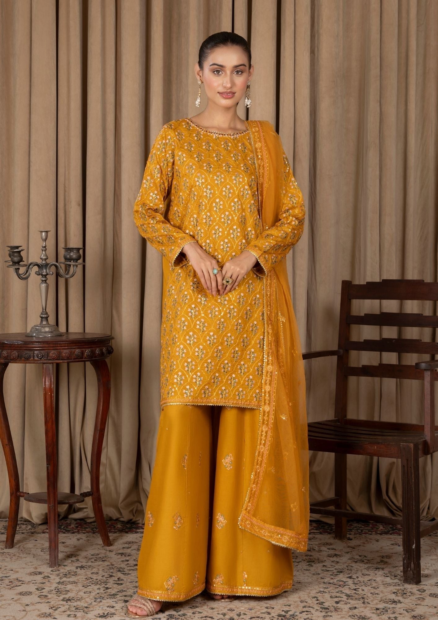 Alfatah Pret Embroidered Lawn ZAUQ S25 0011 Women 3pcs