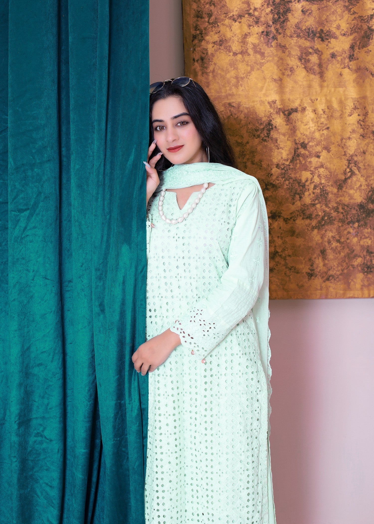 Sundar Stitch MINTY MOOD | SS 1009 Women 3pcs