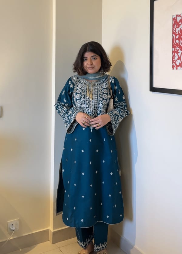 Shehroz Fashion MEHRUNISA LAWN EMBROIDERY SUIT Women 3pcs