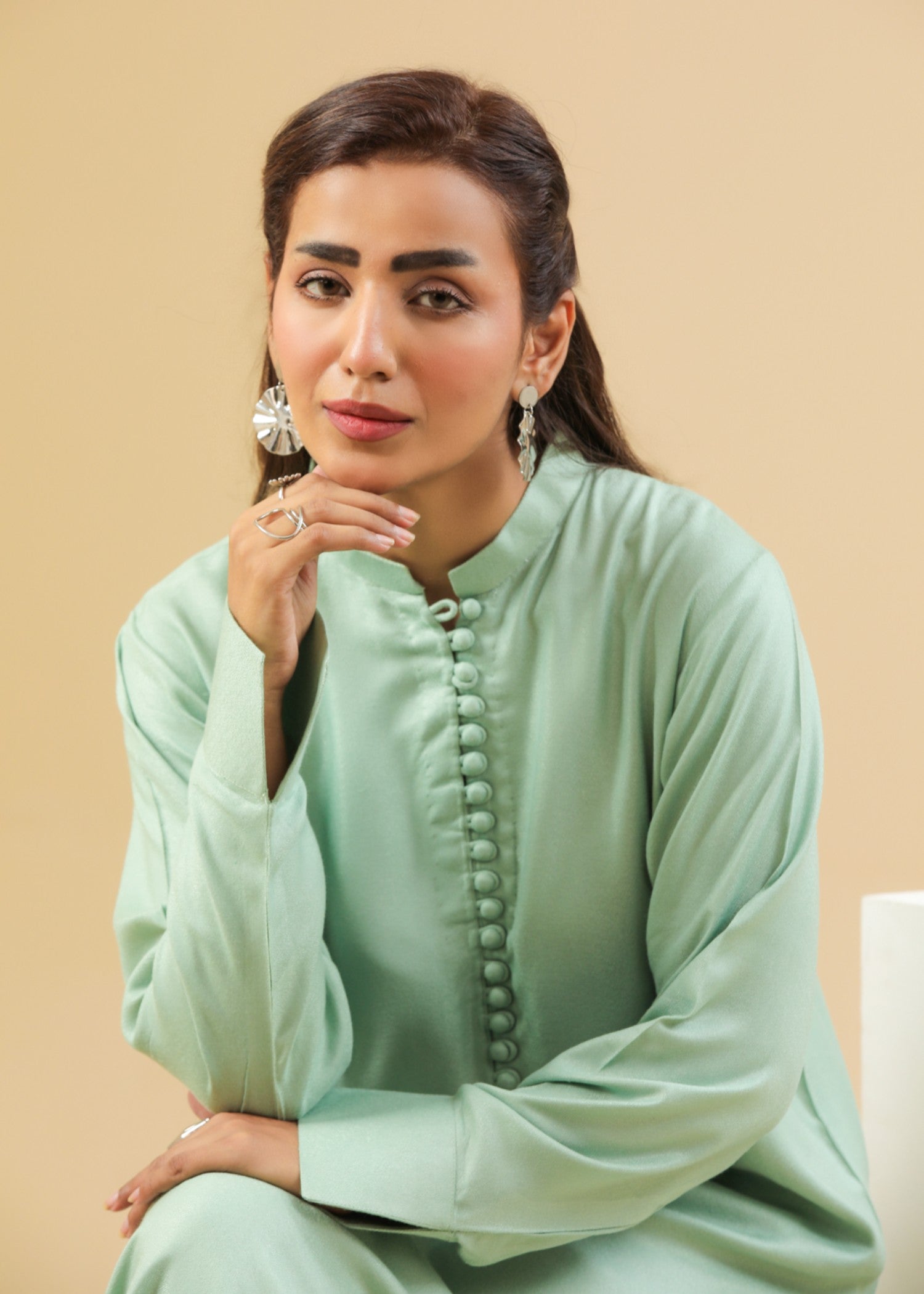 Zenyre Mint Dove Solid Set Women 2pcs