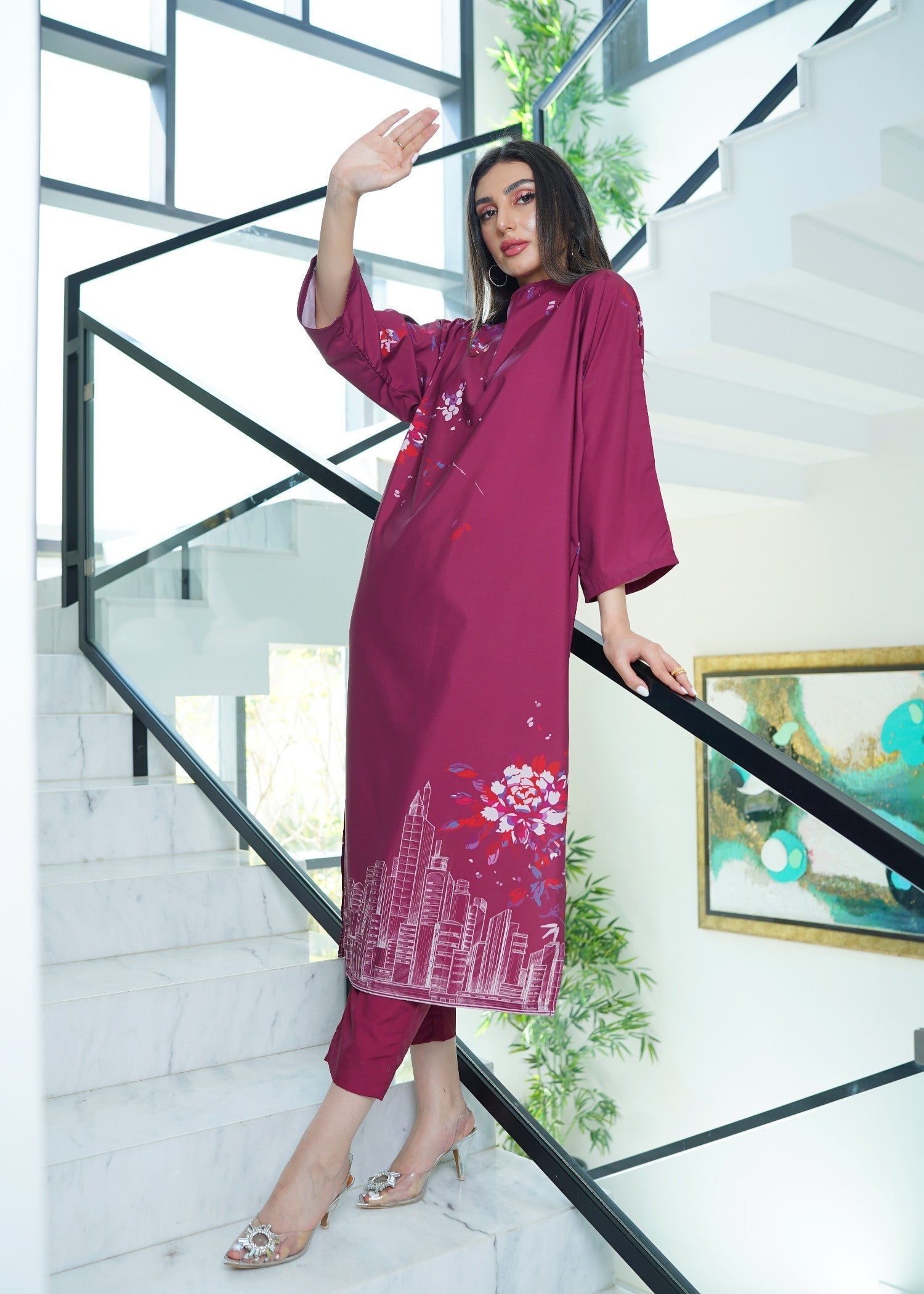 Dhaga Claret Women 2pcs