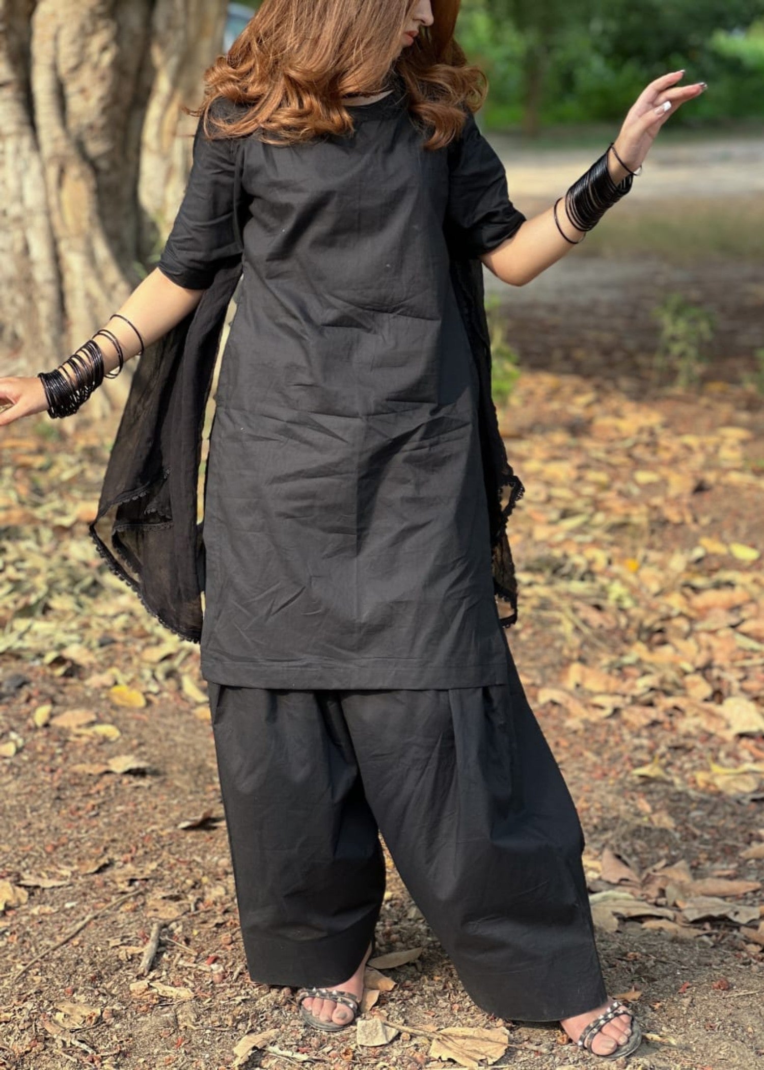 Bin Fatteh Fashion Kala Jora Women 2pcs