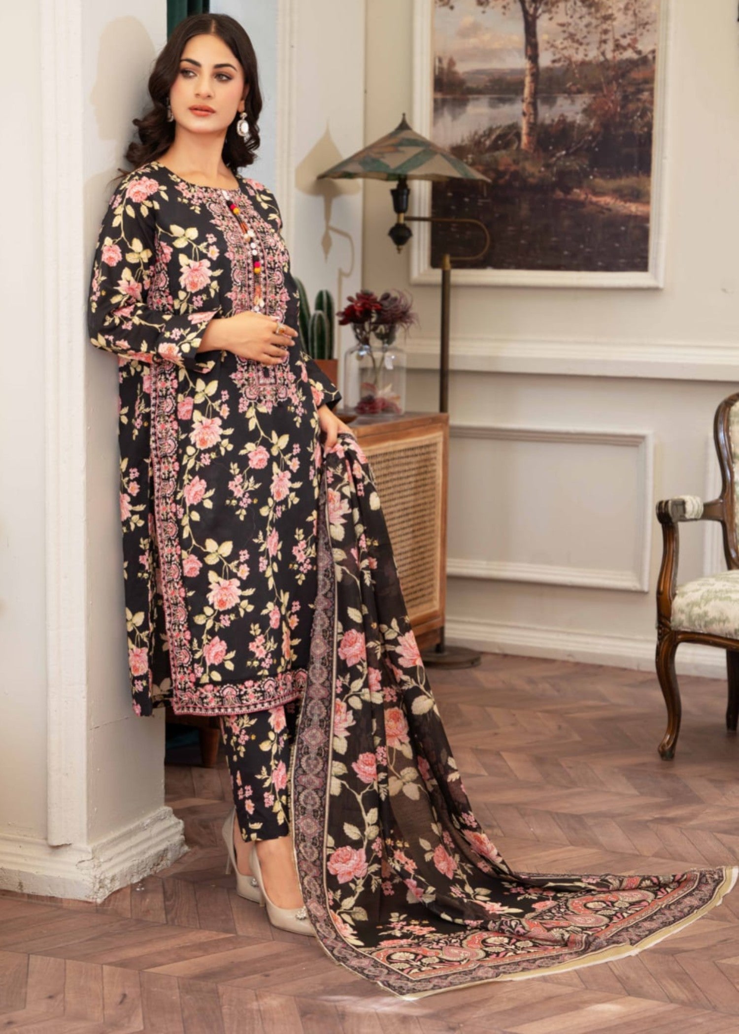 Gul Fashion Embroidered Lawn Kurta Set 08 Women 3pcs