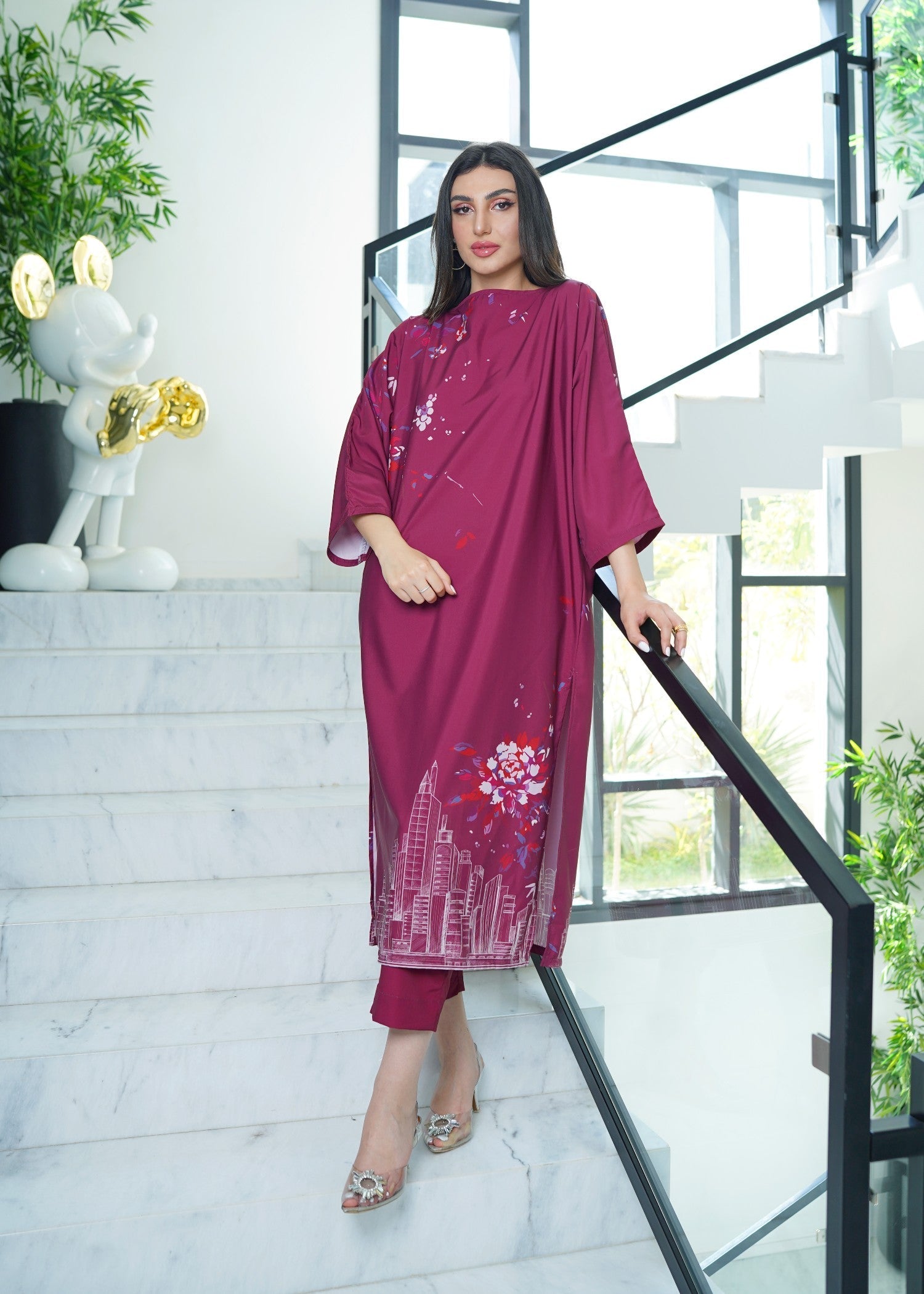 Dhaga Claret Women 2pcs