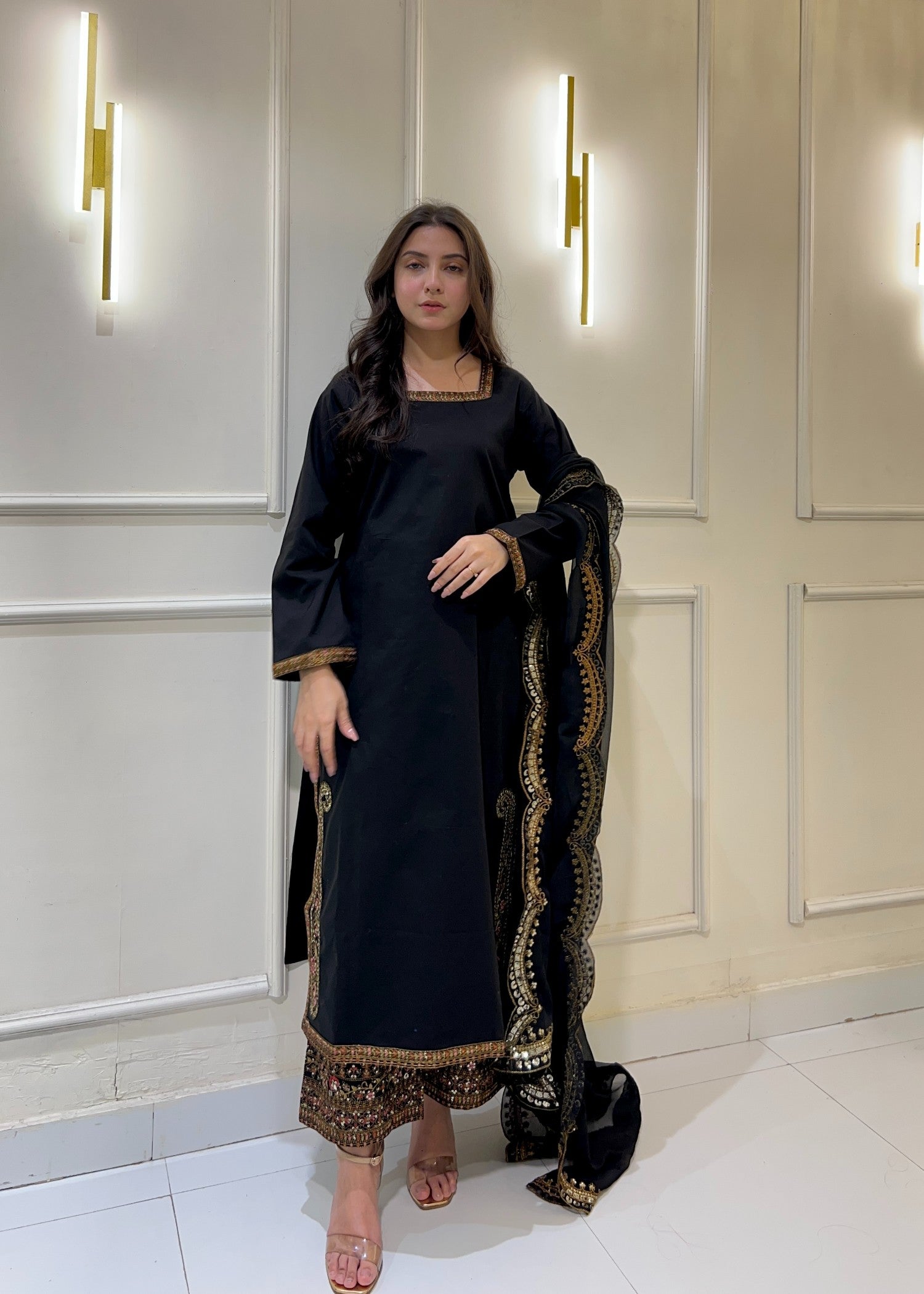 Maharani Official Black Elegance / Women 3pcs