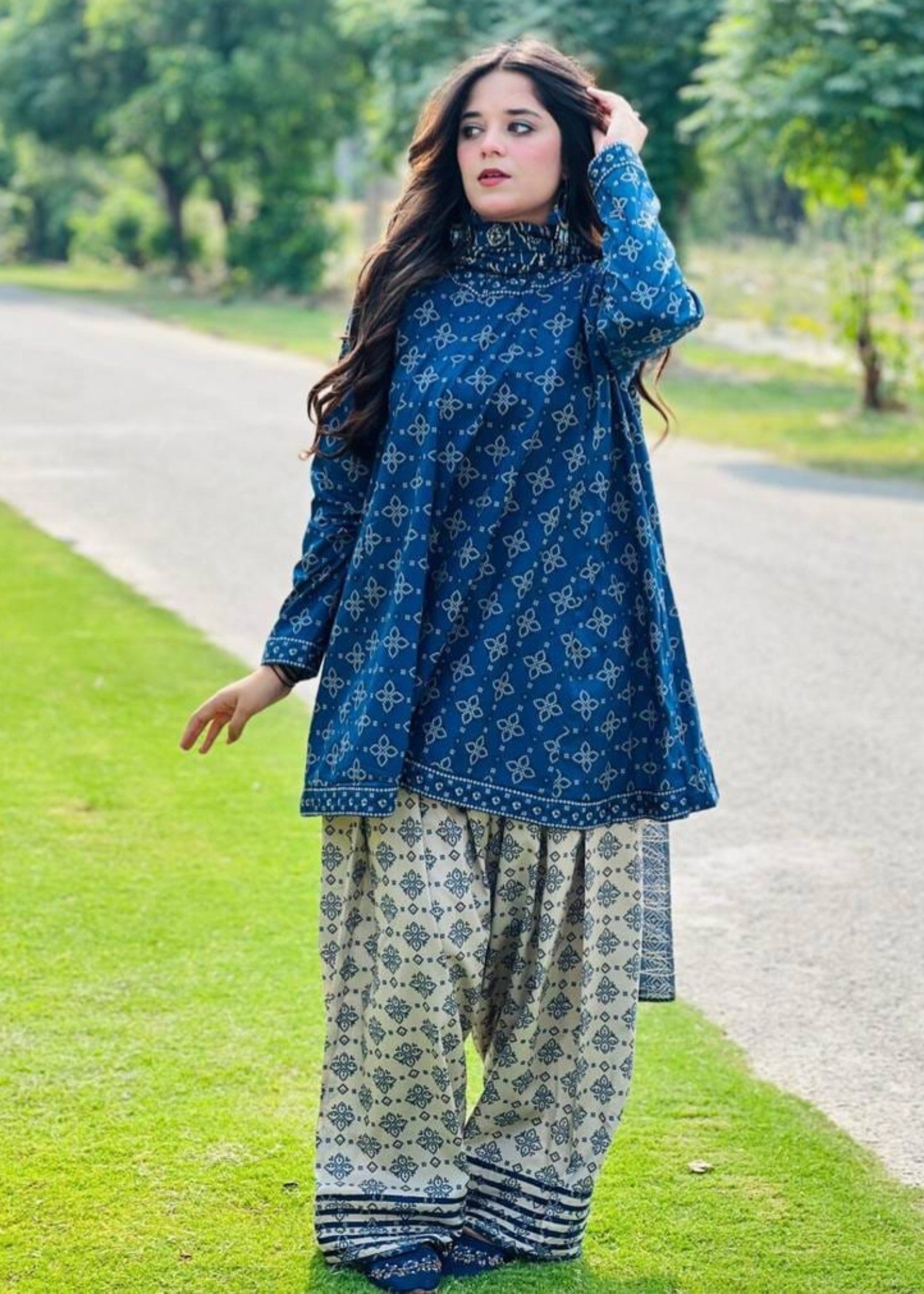 Tehzeeb Libas BERRY DIGITAL STITCHED Women 3pcs