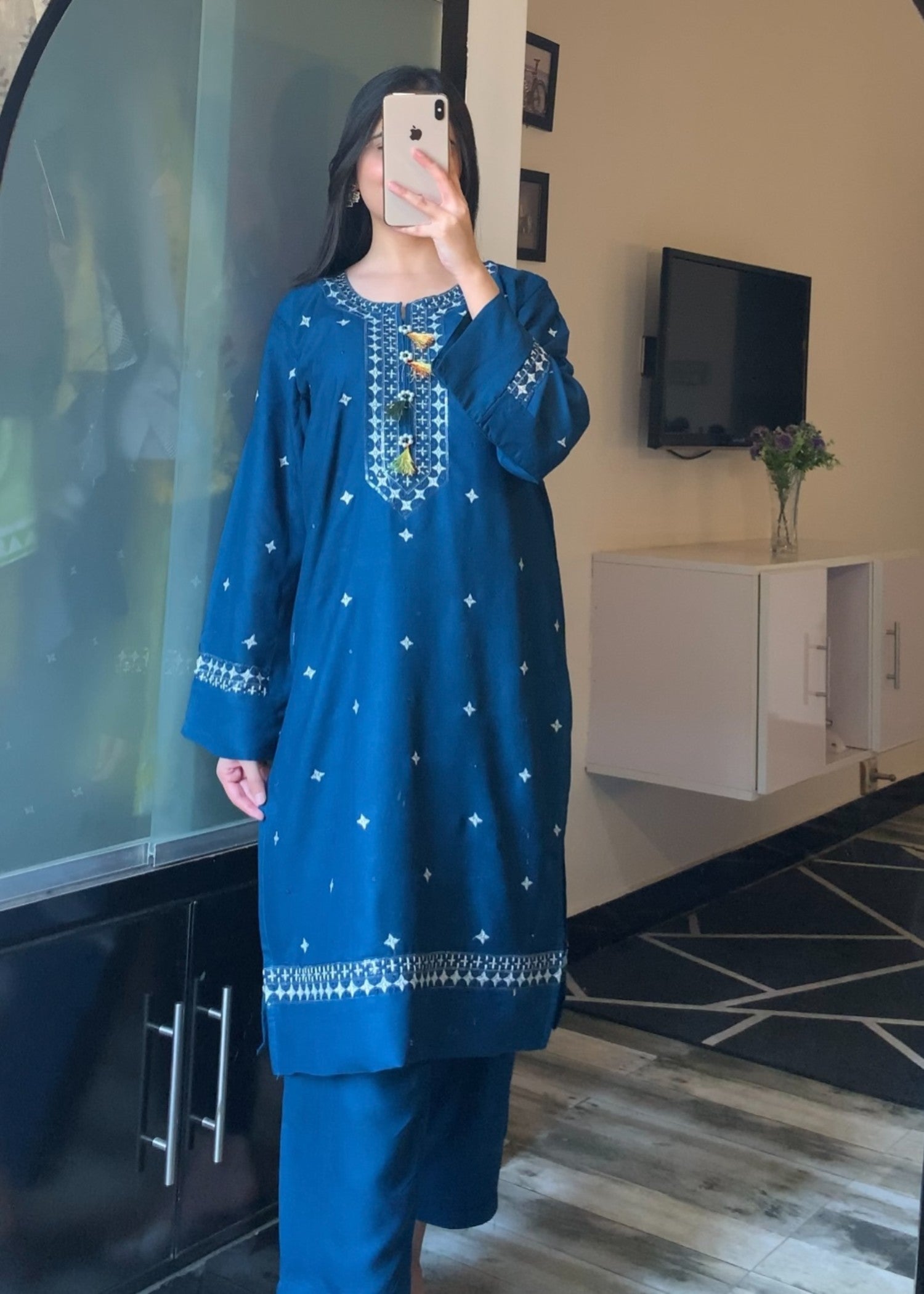 Tawakal Closet TEAL TUSSEL Women 2pcs