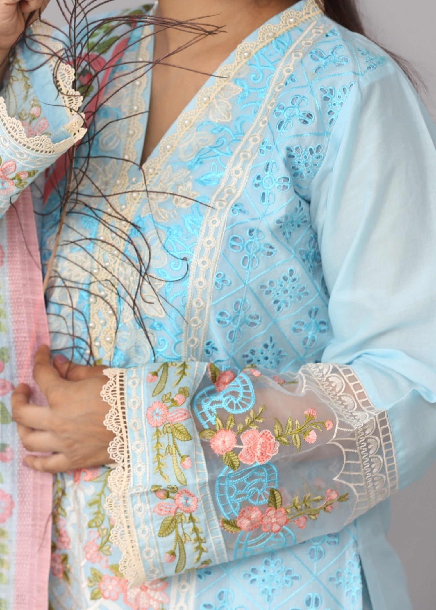 Mr Rai Attires Rida Embroidered Women 3pcs