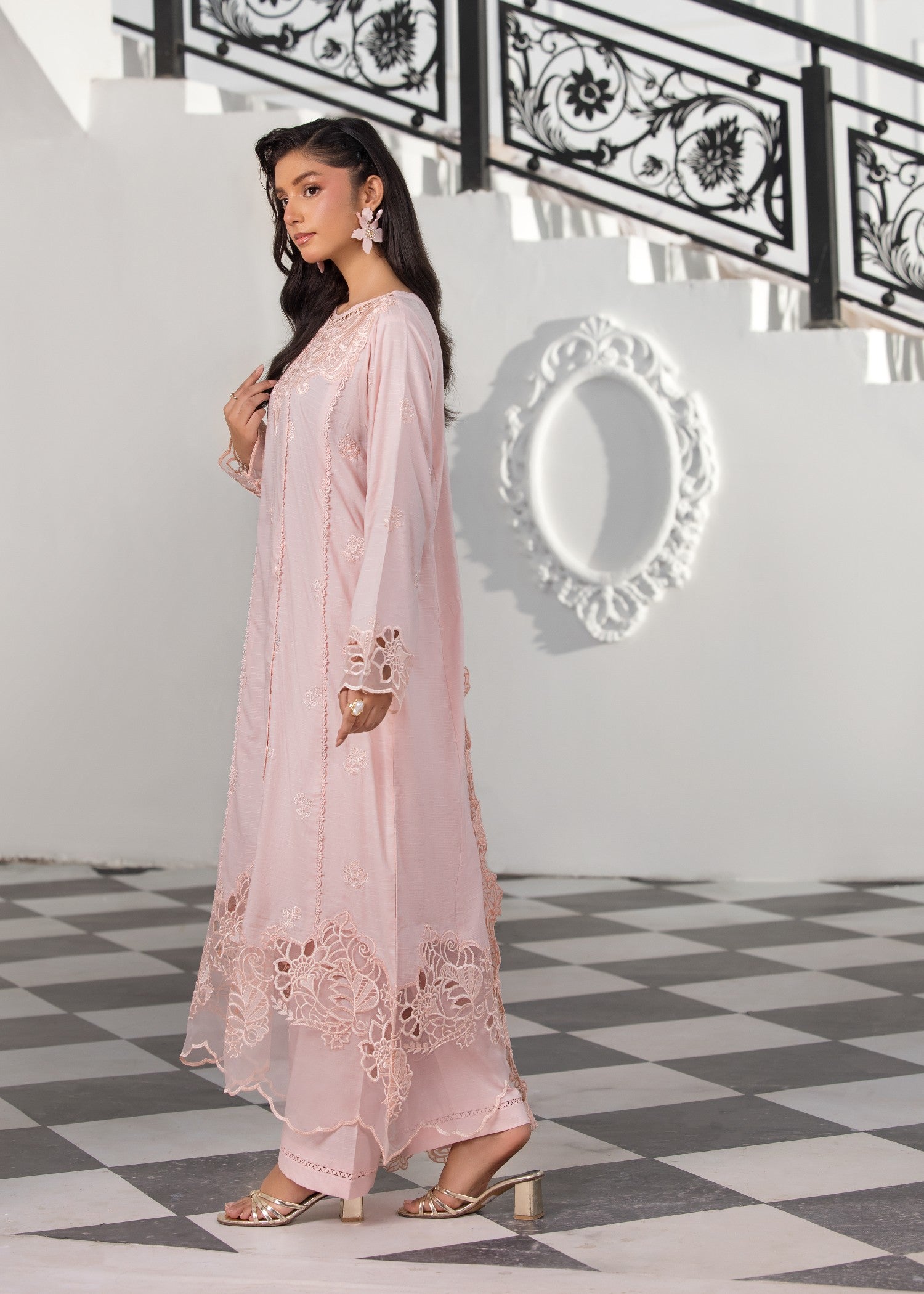 Bin Tayyab (BT006287 B PNK) Women 3pcs