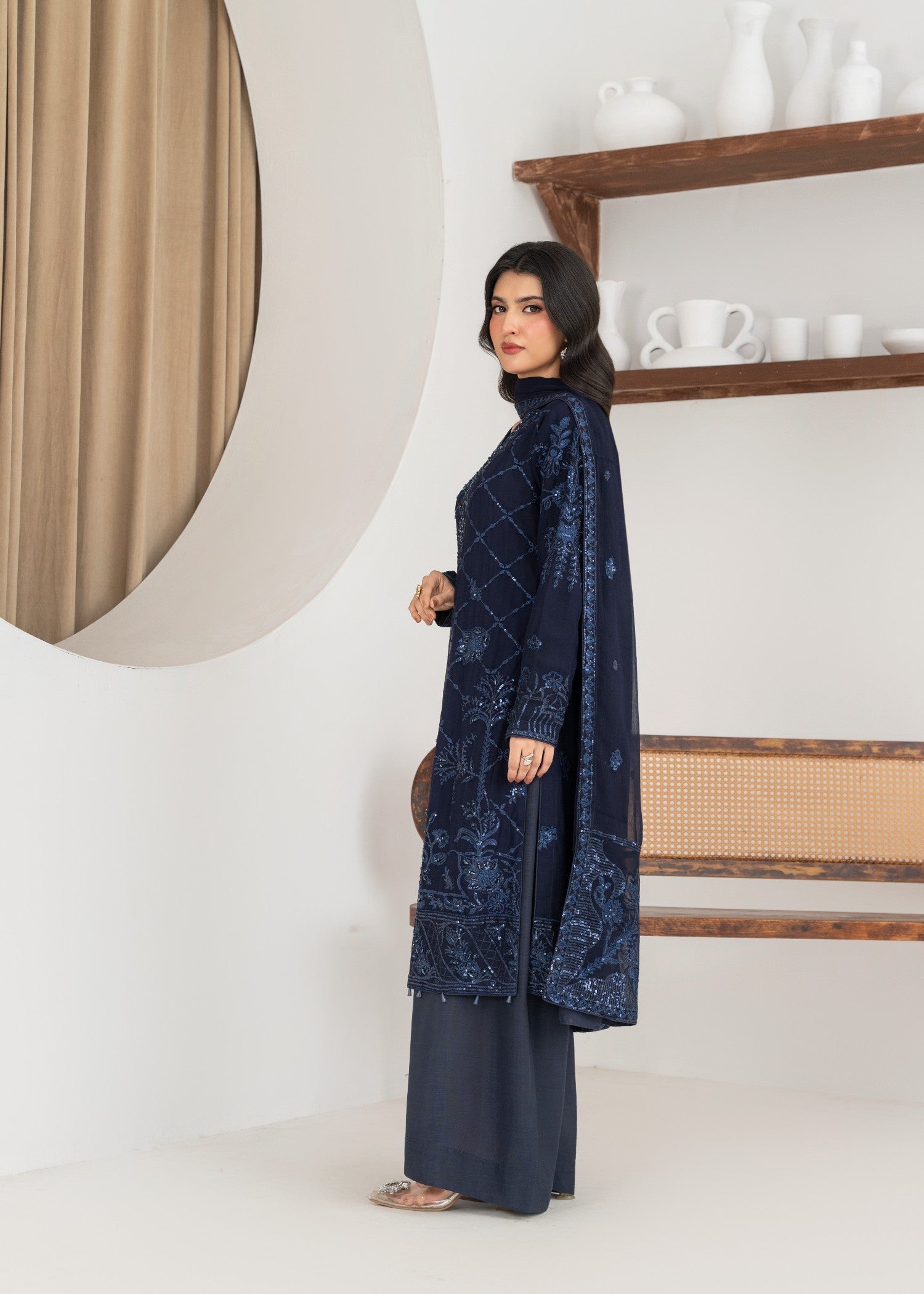 Qasim Anwer By Chandni Bridals MINA Women 3pcs