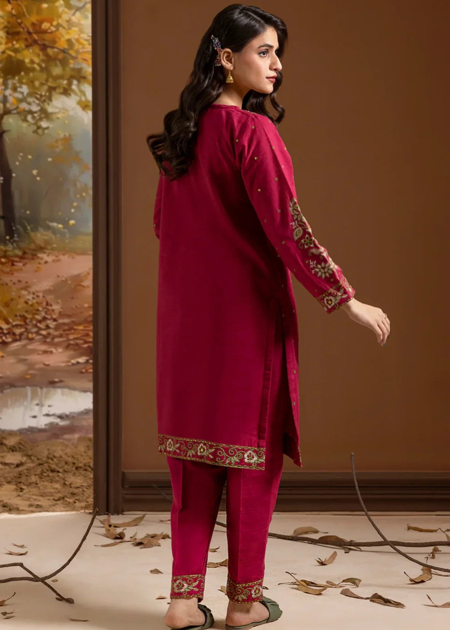 Zellbury WPW2423366 Hot Pink Women 2pcs