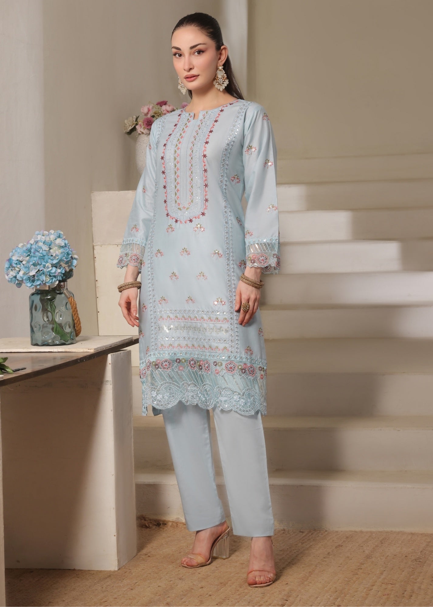 Ayra Pret Mushq ice Blue Women 2pcs