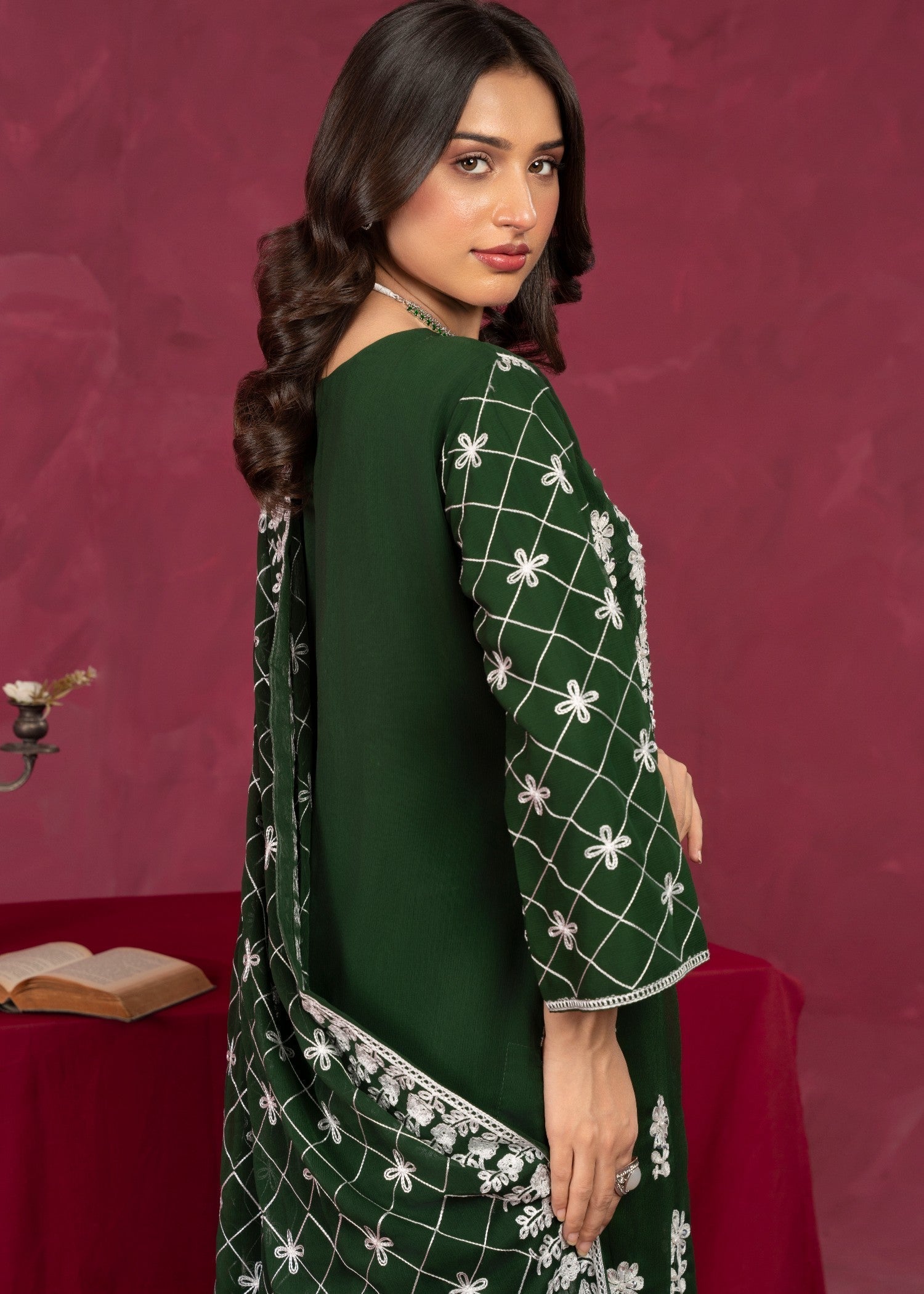 Four Season Boutique ZEWAR BOTTLE GREEN Women 3pcs