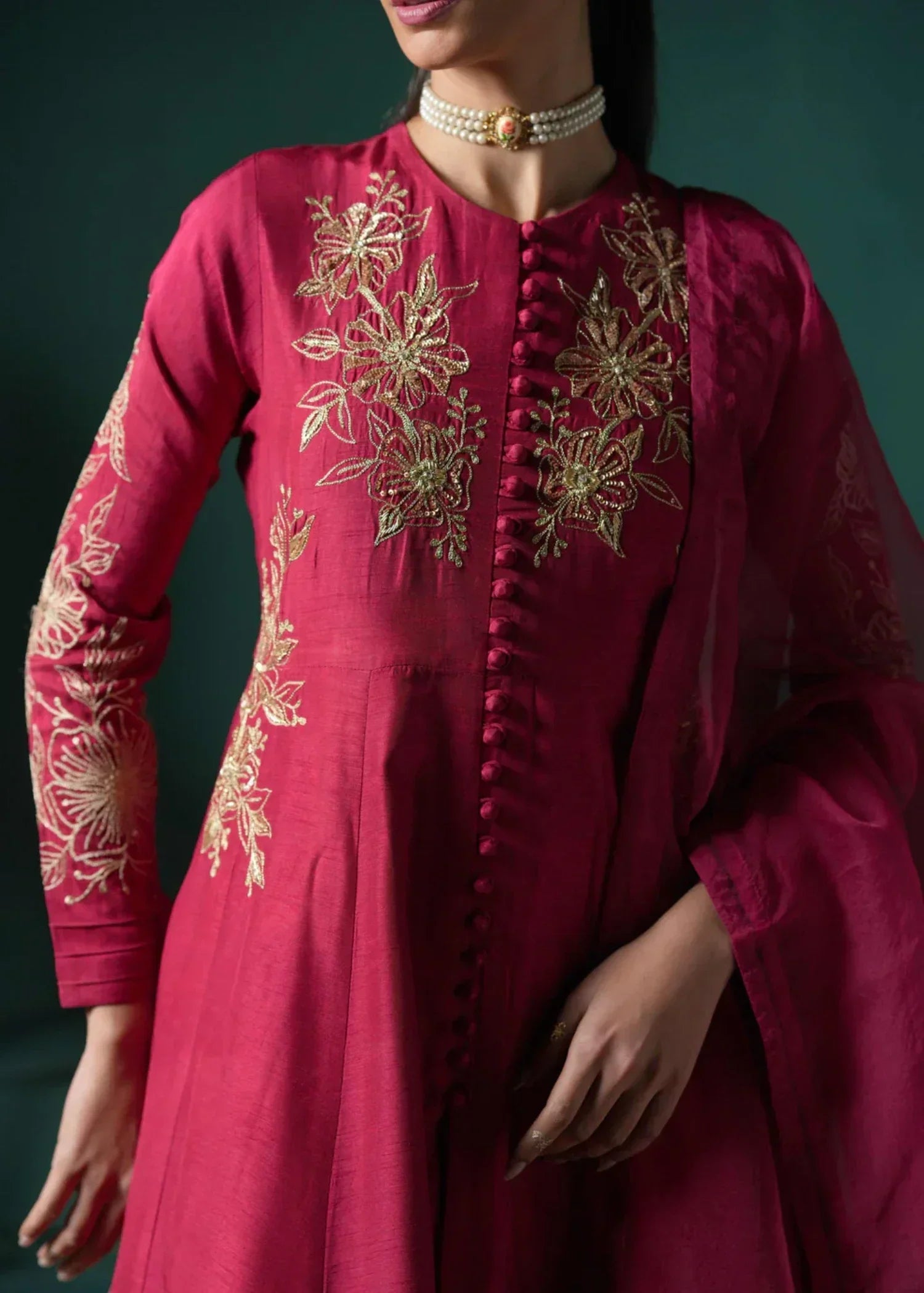 Jahaan Claret Women 3pcs