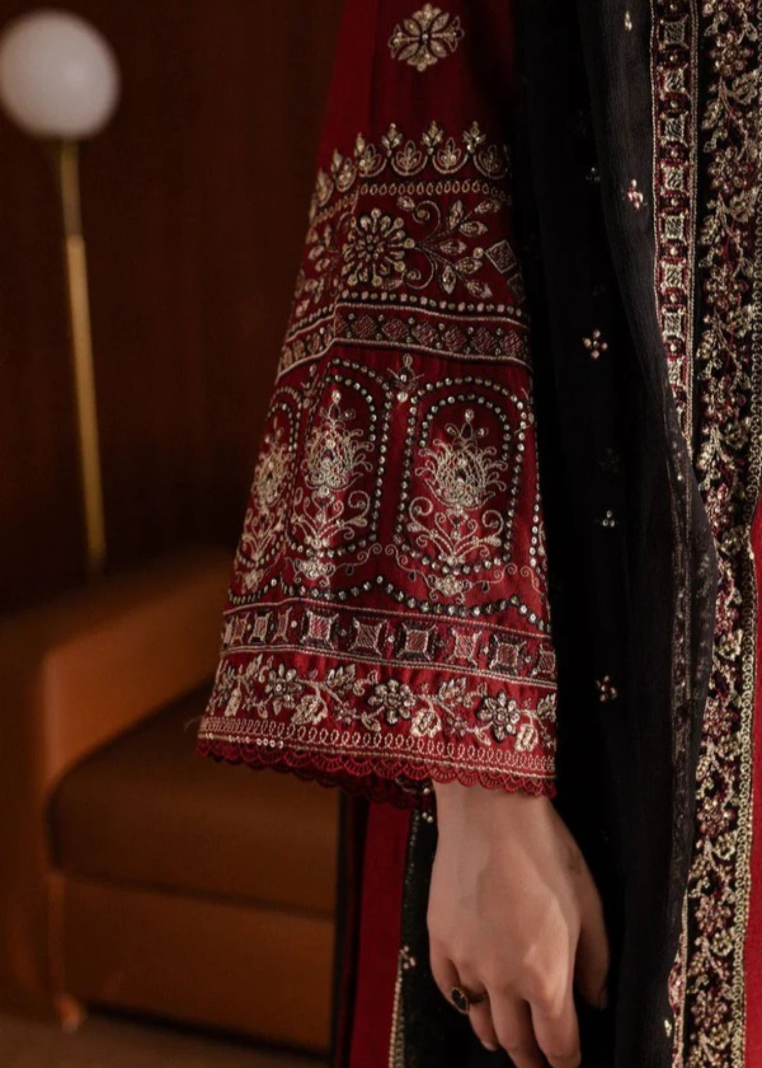 Chaudhary Arts Laal pari Embroidered Women 3pcs