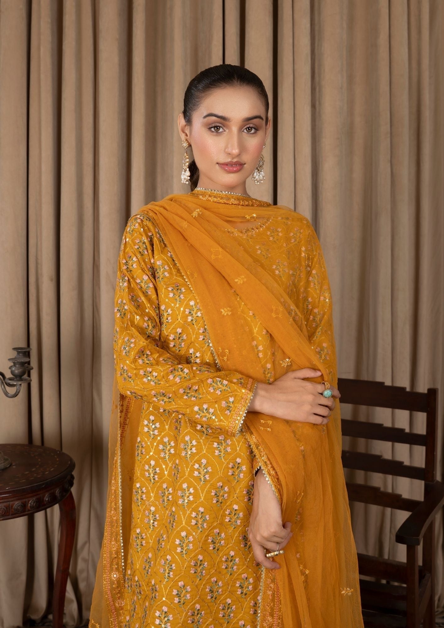 Alfatah Pret Embroidered Lawn ZAUQ S25 0011 Women 3pcs