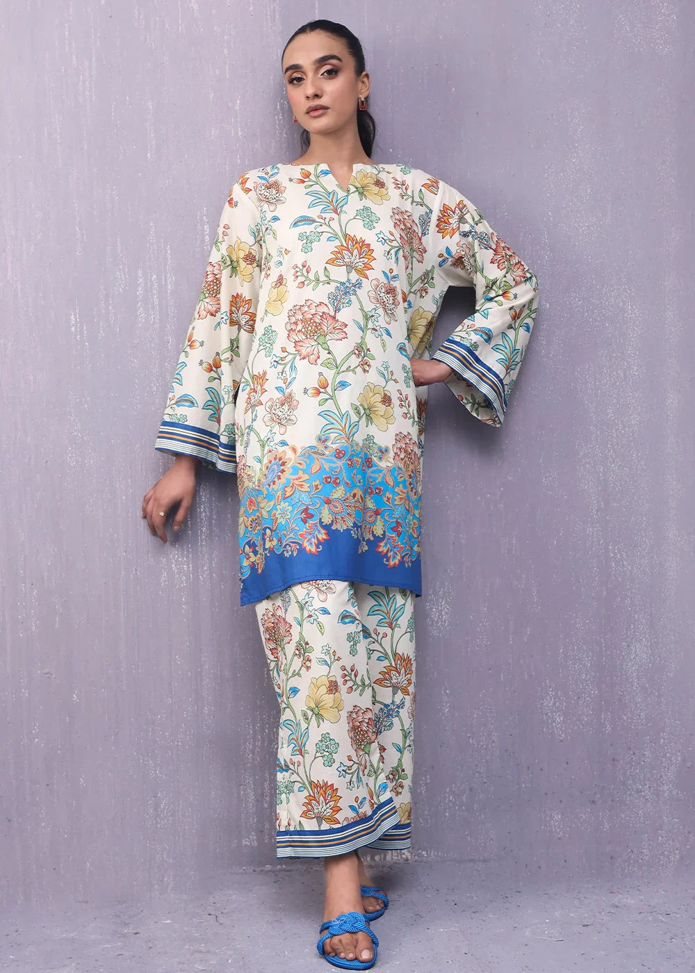 Rashid Textile Stitched Digitally Printed Lawn 1025 Women 2pcs