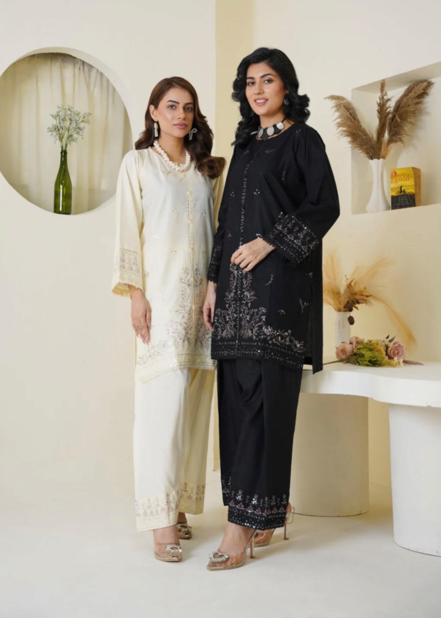 The Turkish Wear Lajwanti Black Women 2pcs