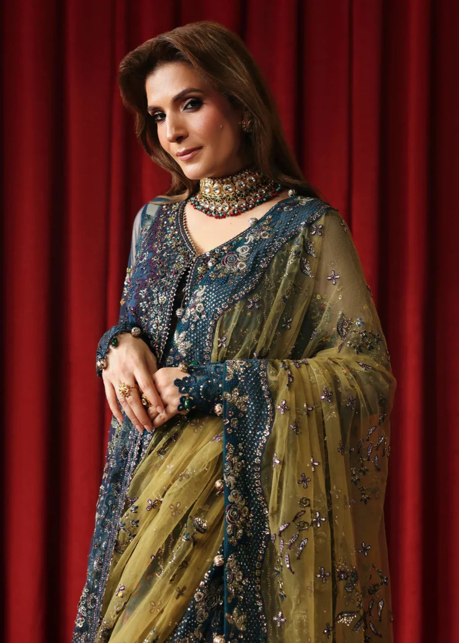 Nureh- NL 84 Resham Women 3pcs