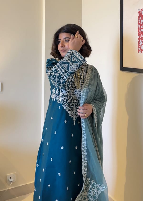 Shehroz Fashion MEHRUNISA LAWN EMBROIDERY SUIT Women 3pcs