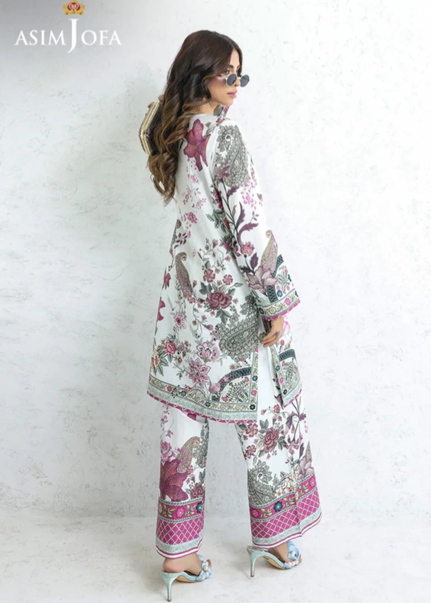 Asim Jofa AJPB 216 PRINTED CAMBRIC STITCHED Women 2pcs