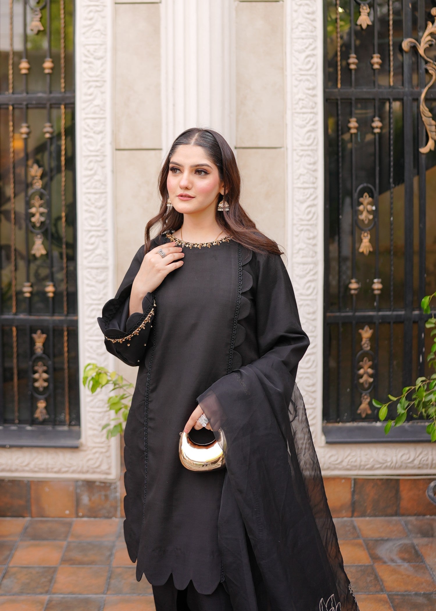 Fozia Khalid Raven Women 3pcs