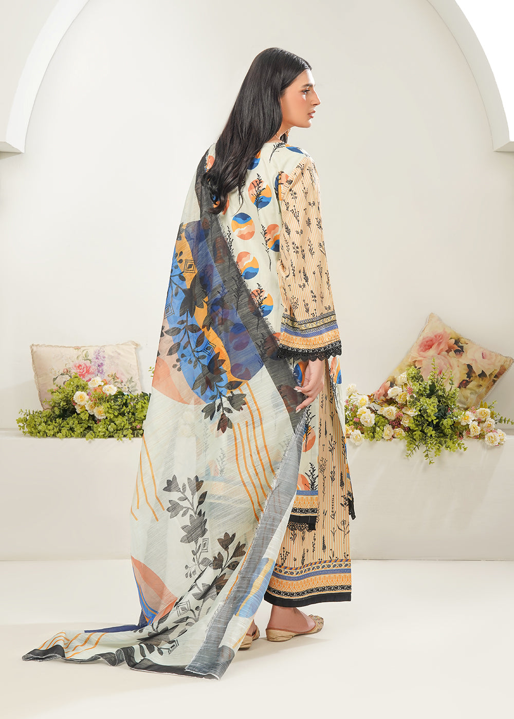 Elara Official Classic Embroidered set Women 3pcs