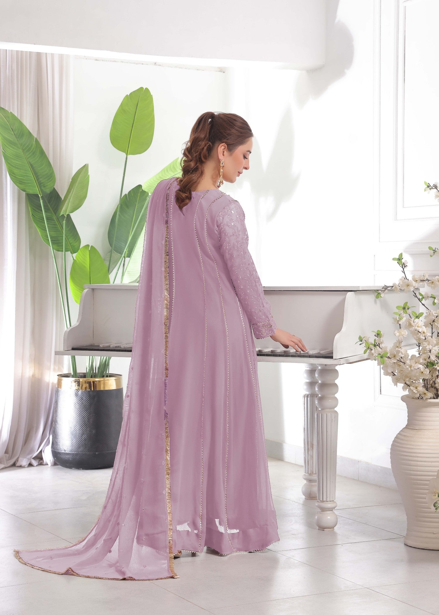 Alsiyab Raani Lilac Women 3pcs