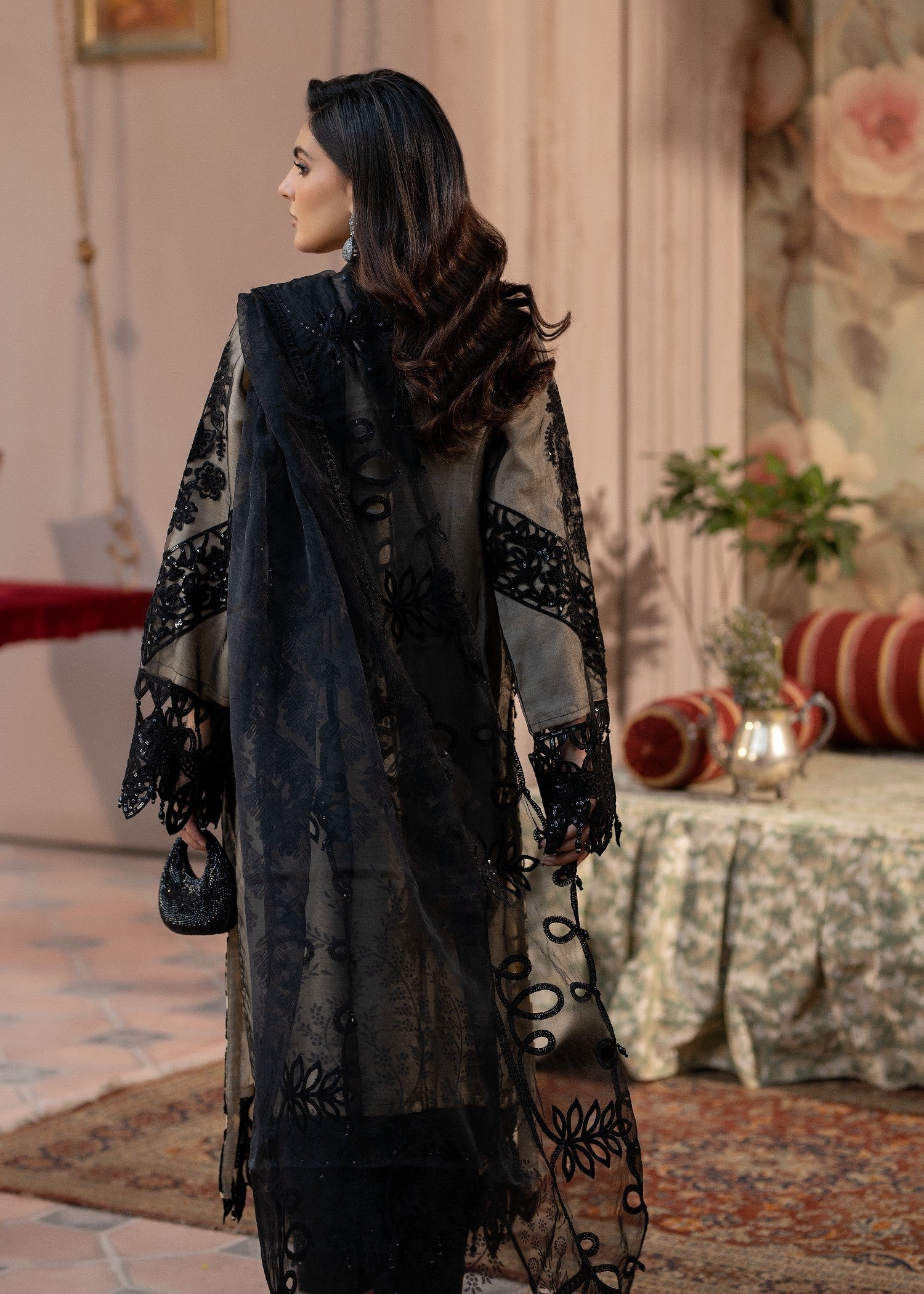 Malhaar MAL AL 4135 BLACK Women 3pcs