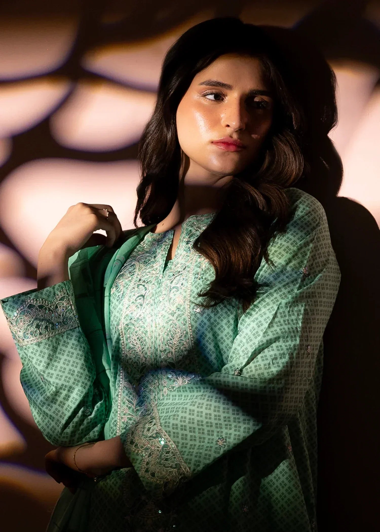 Zellbury WPS2531710 Green Women 3pcs