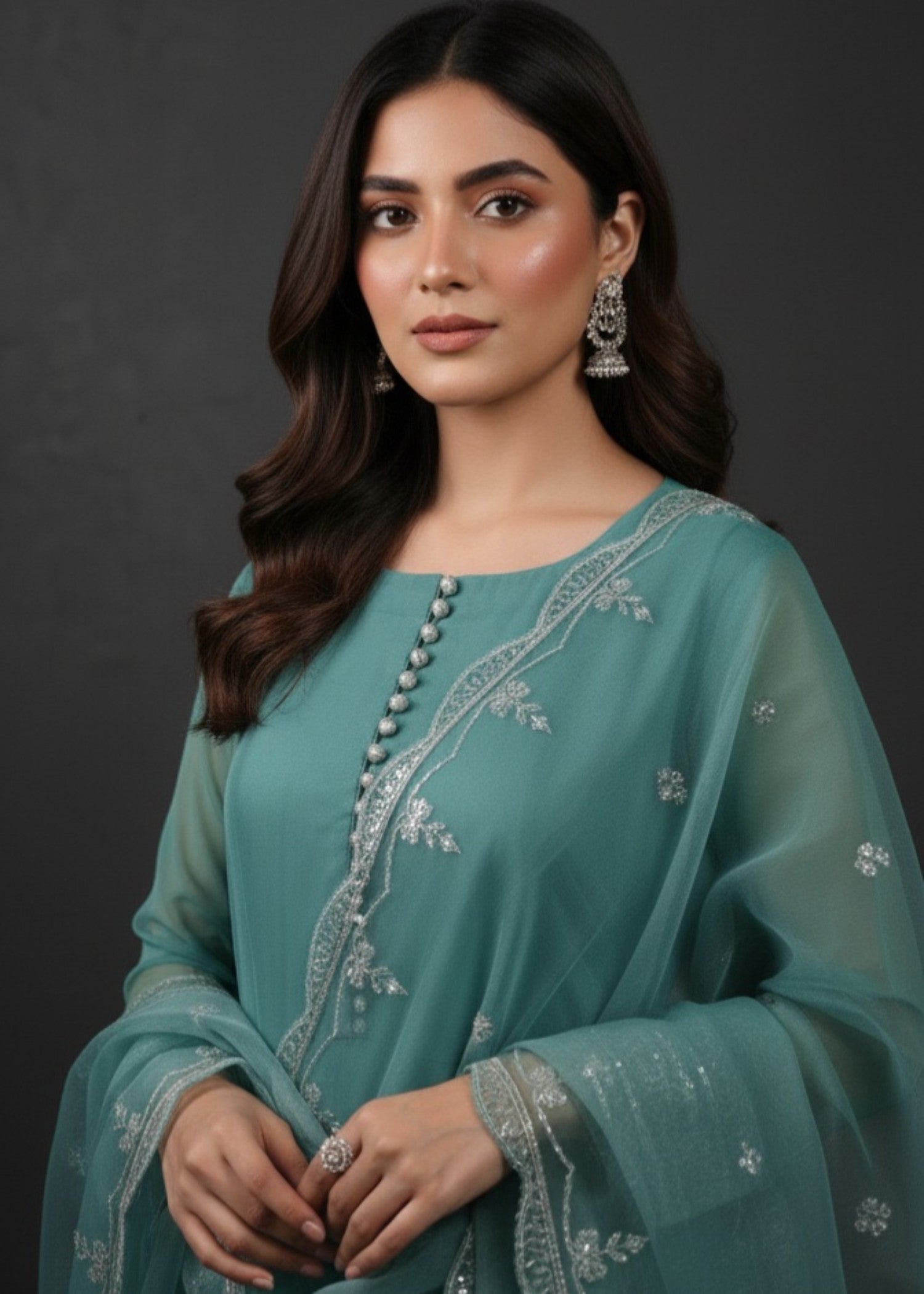 Pehnawa By Bin Akram’s Spring Bloom | Chiffon Maxi Women 3pcs