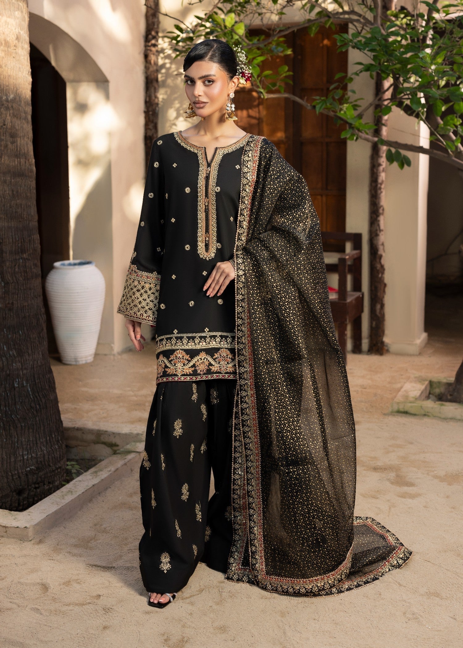 Diara Couture SAHIBA DF 48 BLACK Women 3pcs