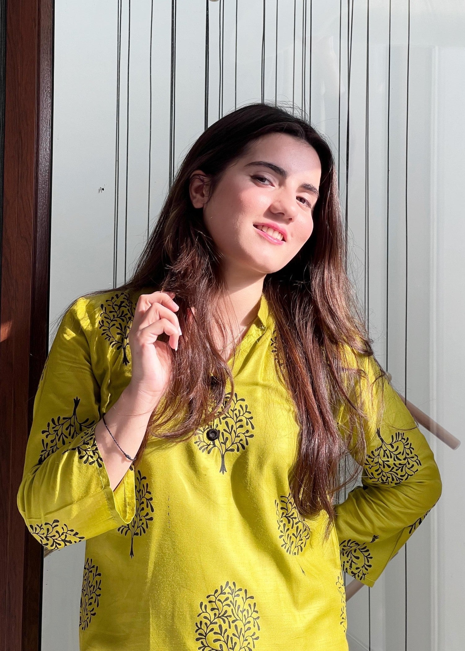 Anabya Garments TREE OLIVE 002 Women 2pcs