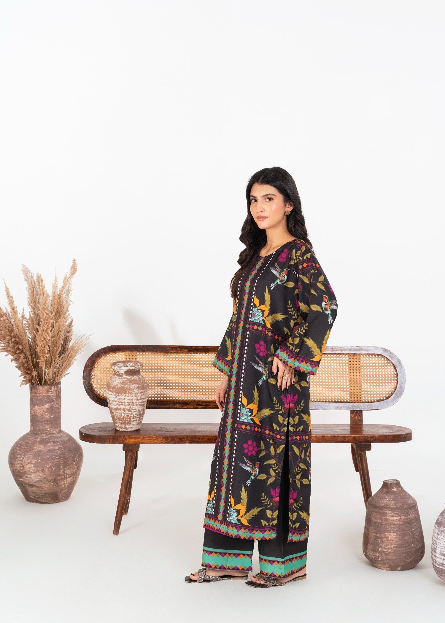 Stylish Collection KEYSERIA BLACK Women 2pcs