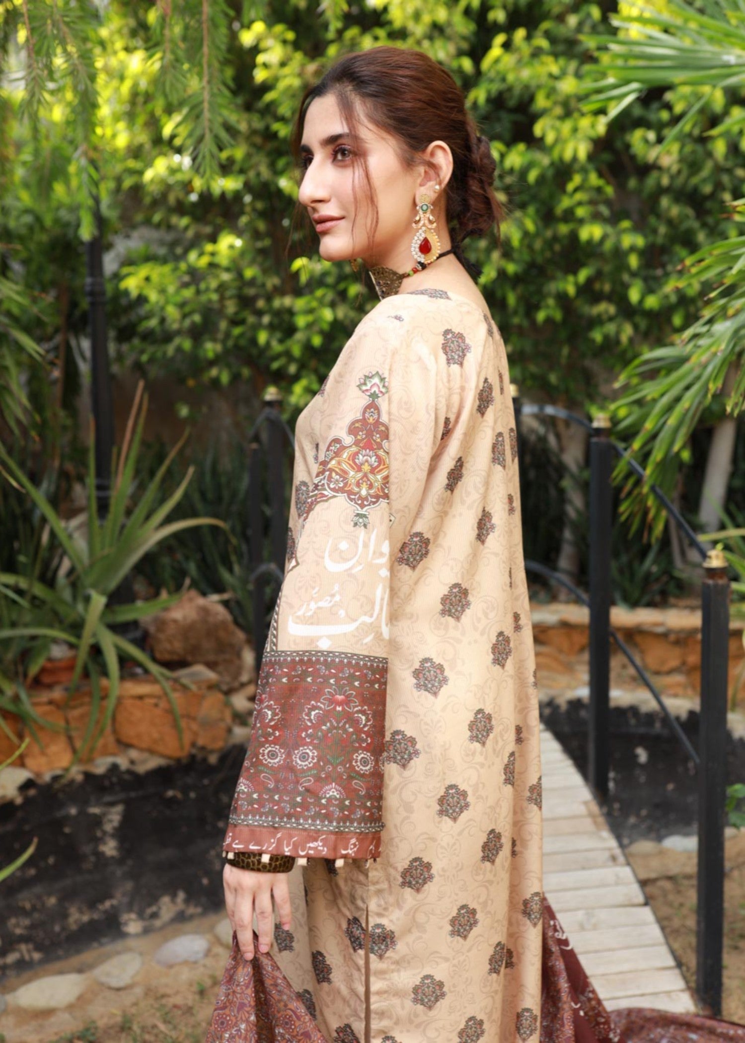 Tng (The Next Generation) Dewaan e Ghalib | | Stitched | Beige Women 2pcs