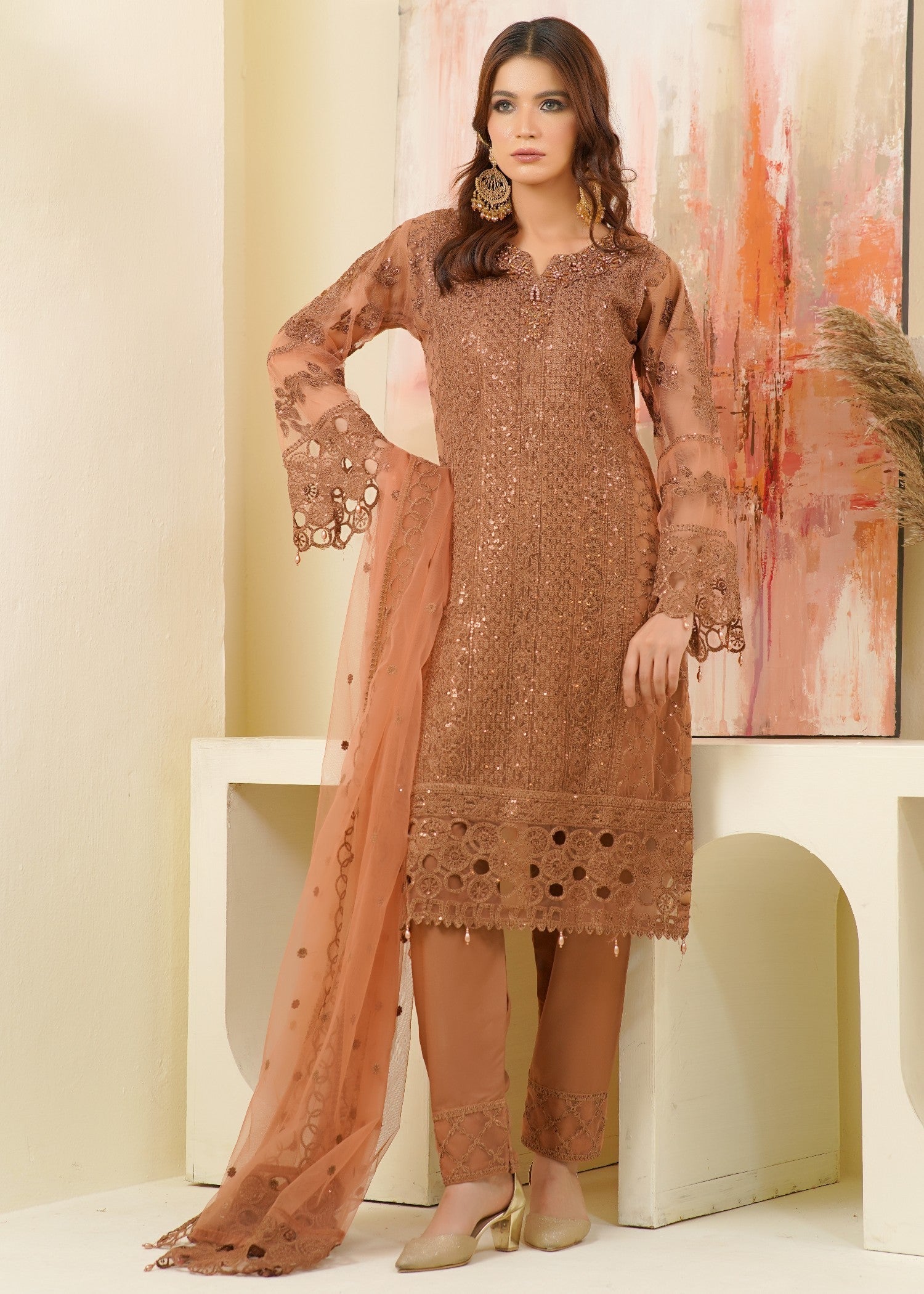 Rangoon Clothing Guluna Coffee Women 3pcs