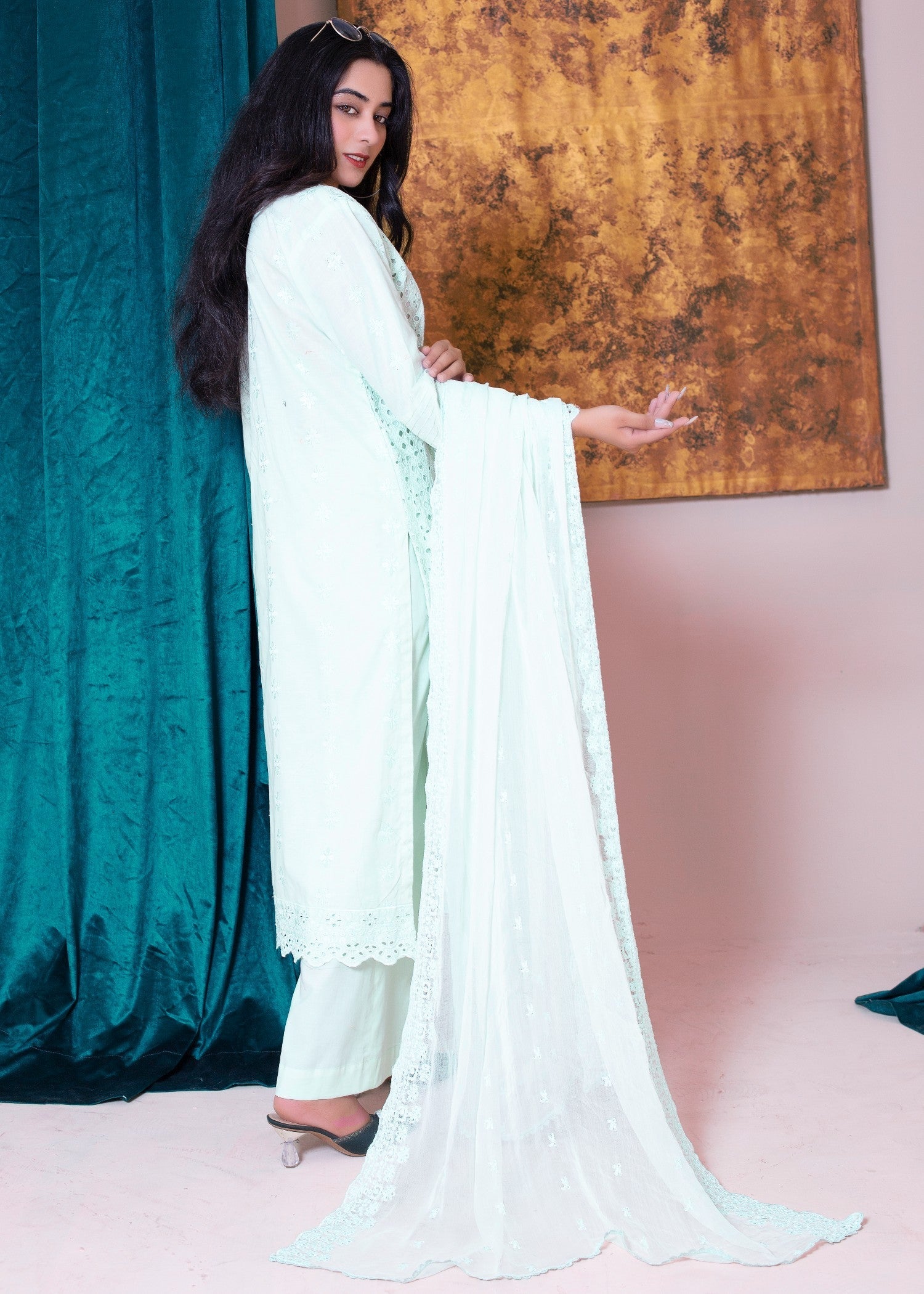 Sundar Stitch MINTY MOOD | SS 1009 Women 3pcs