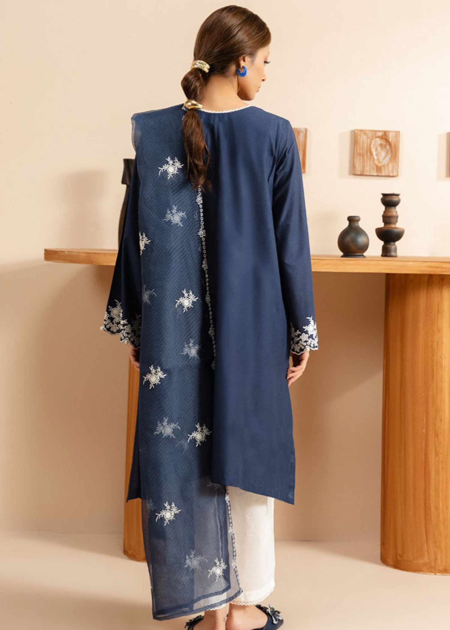 Cross Stitch RADIANT BLUE 0125RTWEMBLWN0101 Women 2pcs